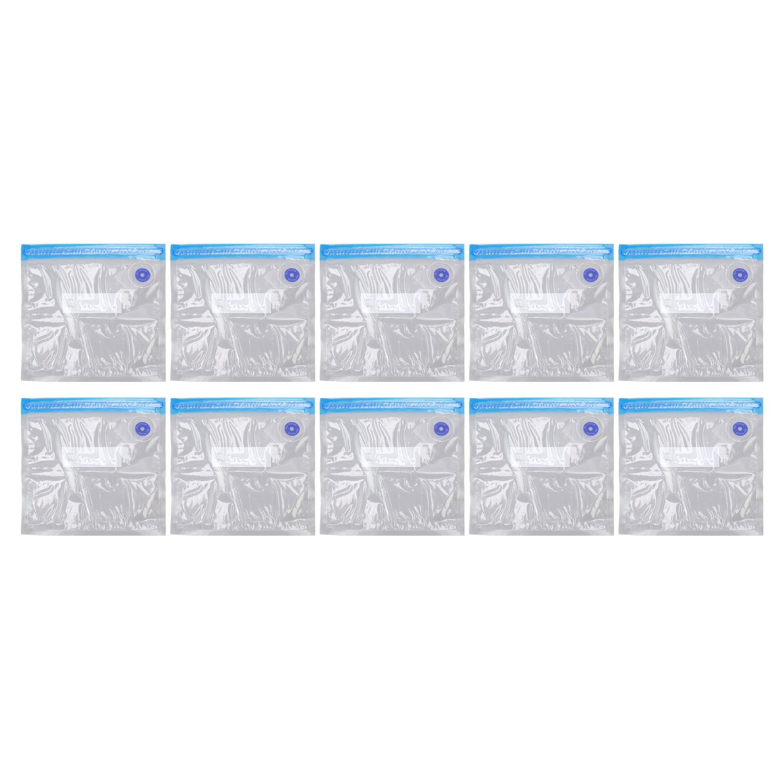 10pcs Food Vacuum Bag 22x21cm Household Thickened Transparent Food Grade — image 1