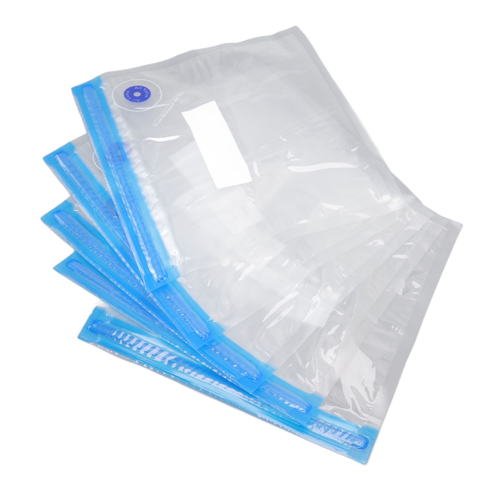 10pcs Food Vacuum Bag 22x21cm Household Thickened Transparent Food Grade view 6