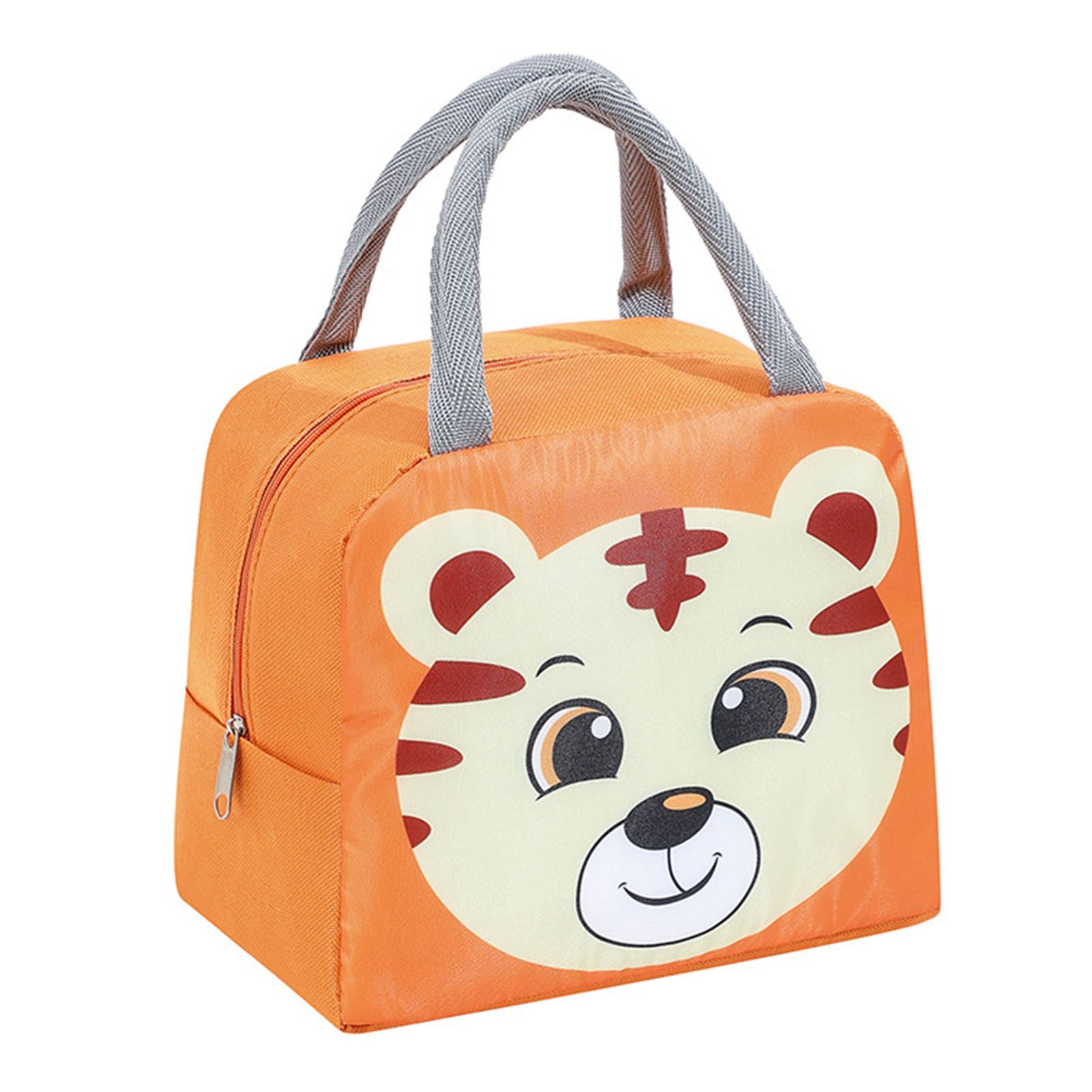 Lunch Bag Cute Cartoon Animal Pattern Waterproof Large Capacity Portable — image 1