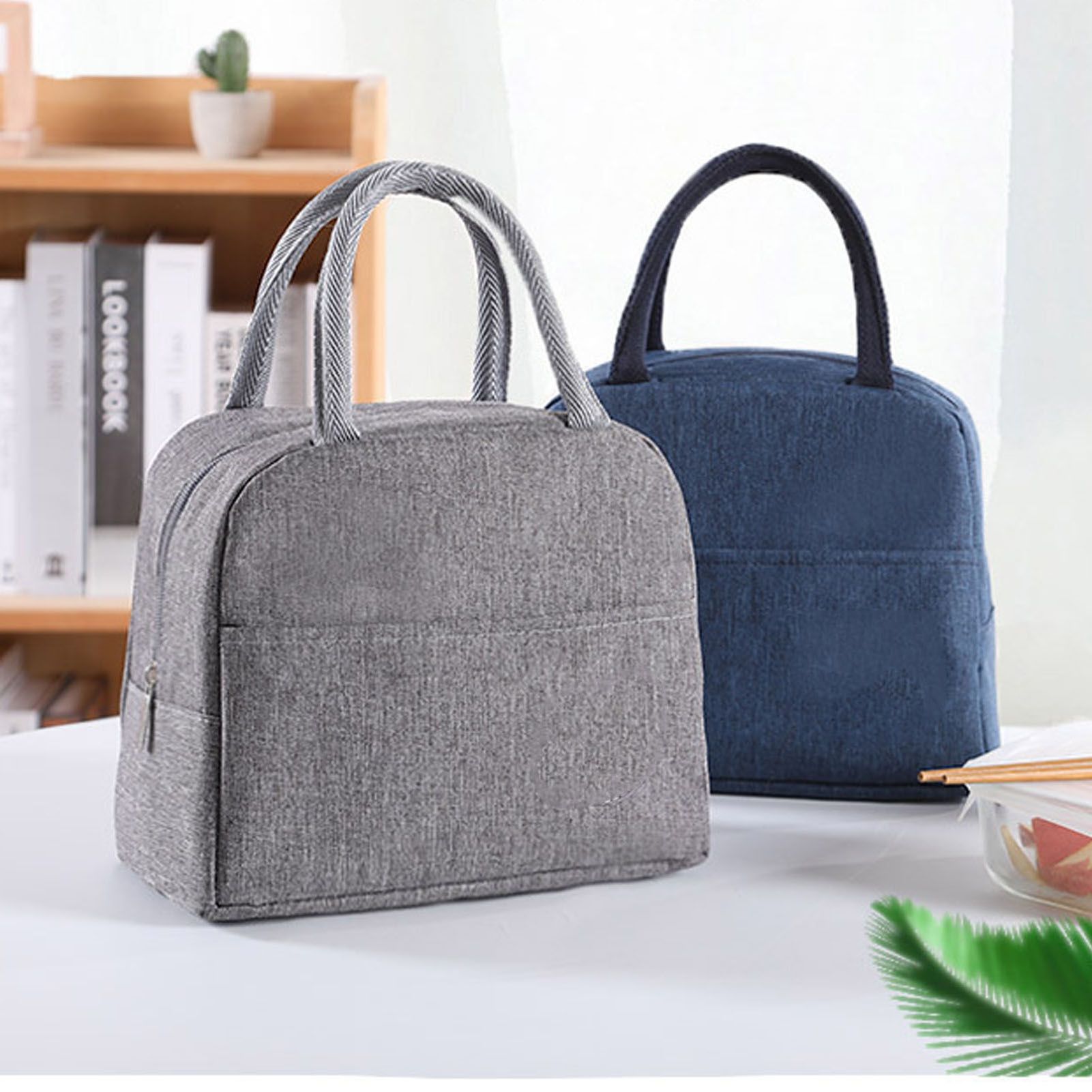 Tote Lunch Bag Reusable Insulated Cooler High Capacity Waterproof for Men view 2