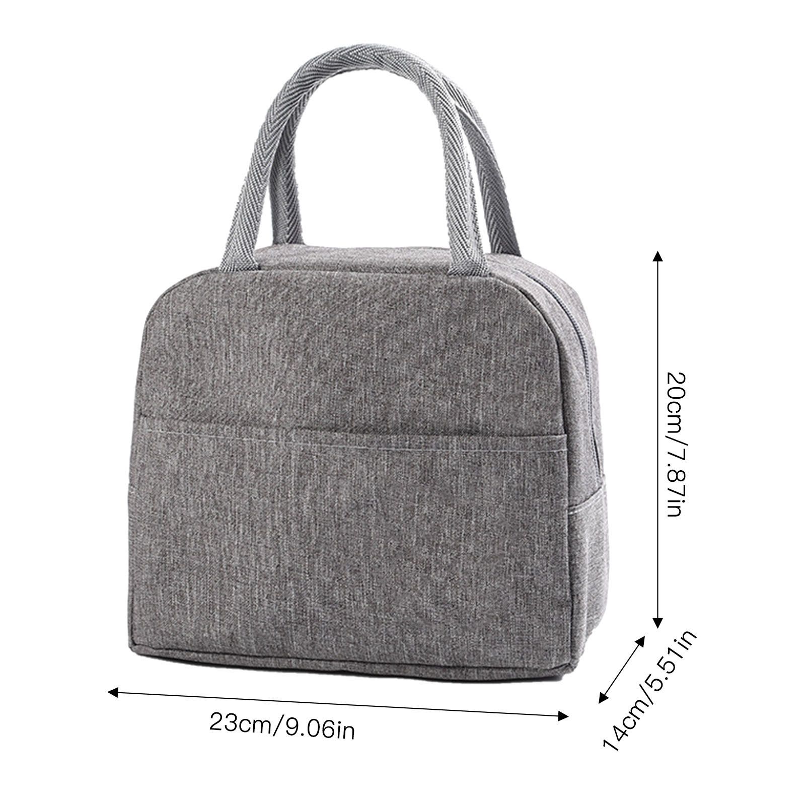 Tote Lunch Bag Reusable Insulated Cooler High Capacity Waterproof for Men view 4