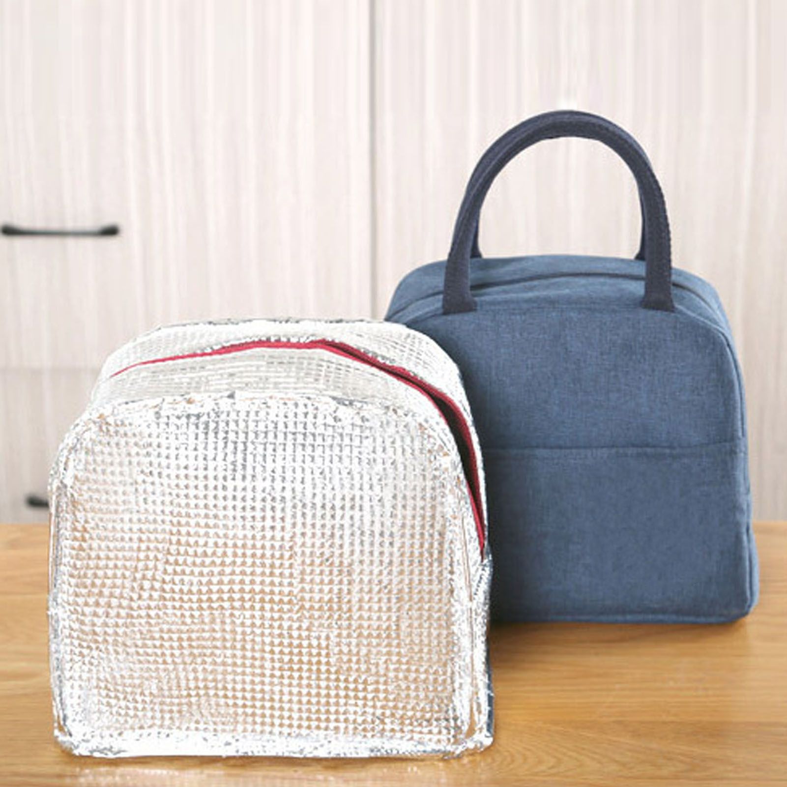 Tote Lunch Bag Reusable Insulated Cooler High Capacity Waterproof for Men view 8
