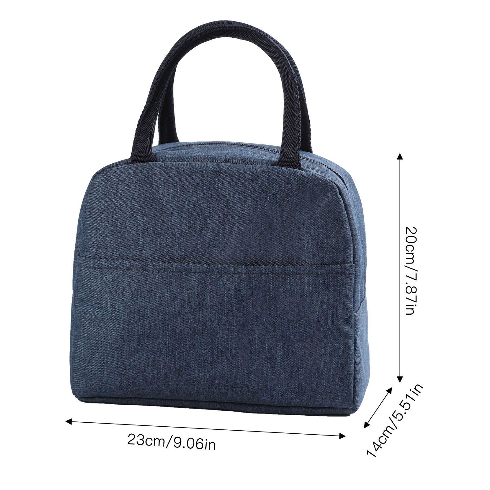 Tote Lunch Bag Reusable Insulated Cooler High Capacity Waterproof for Men view 12