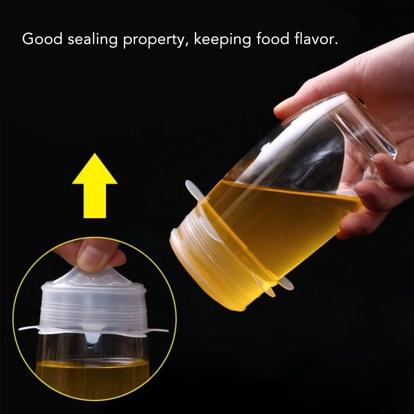 6 Pcs Silicone Stretch Lids High Temperature Resistance Round Reusable view 5