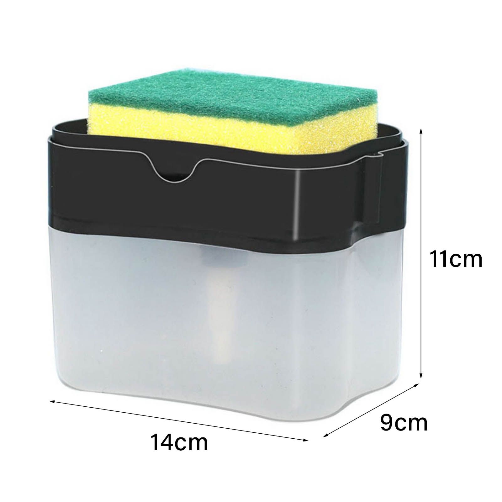 Dish Liquid Dispenser Durable Plastic Effort Saving Press Large Capacity Dish view 3