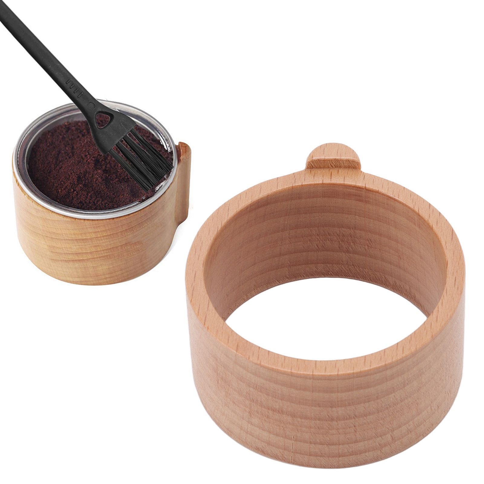 Coffee Capsule Refill Holder Beech Wood Coffee Pod Aluminum Foil Seals Holder view 11
