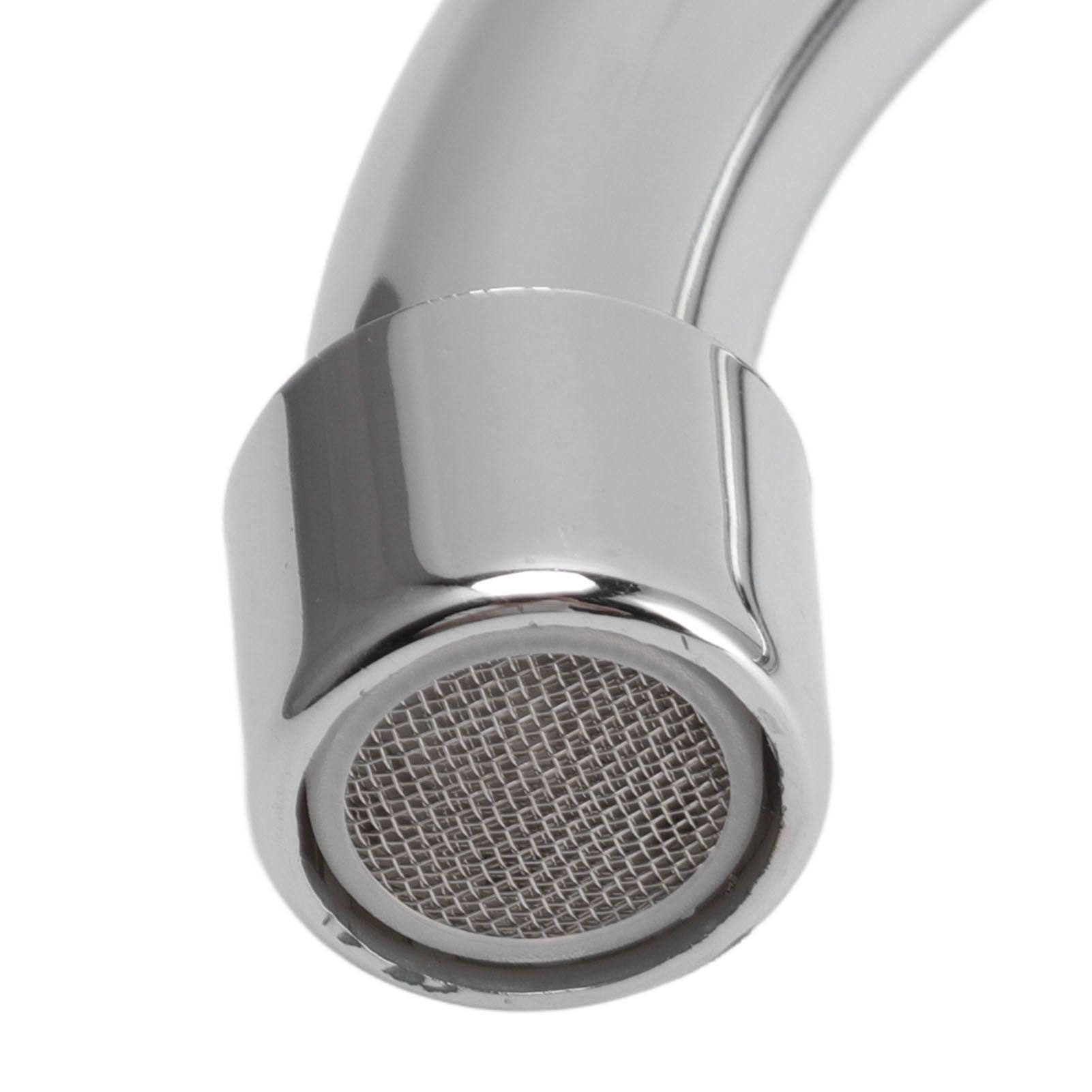 Foot Pedal Faucet Set Stainless Steel Hands Free Silver Touchless Floor Mount view 13