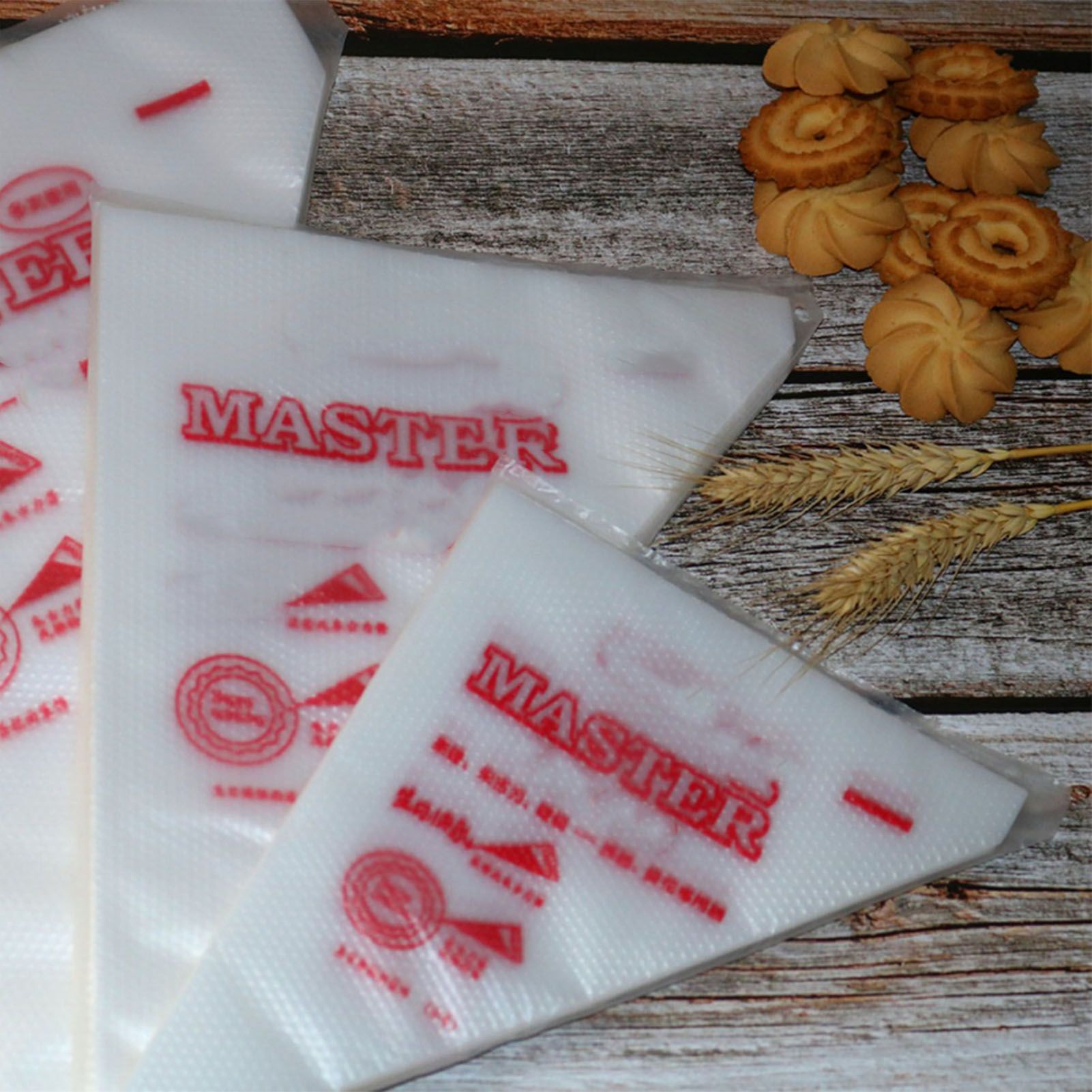 1 Pack Pastry Piping Bags Food Grade PE Disposable Baking Icing Bags Pastry view 4