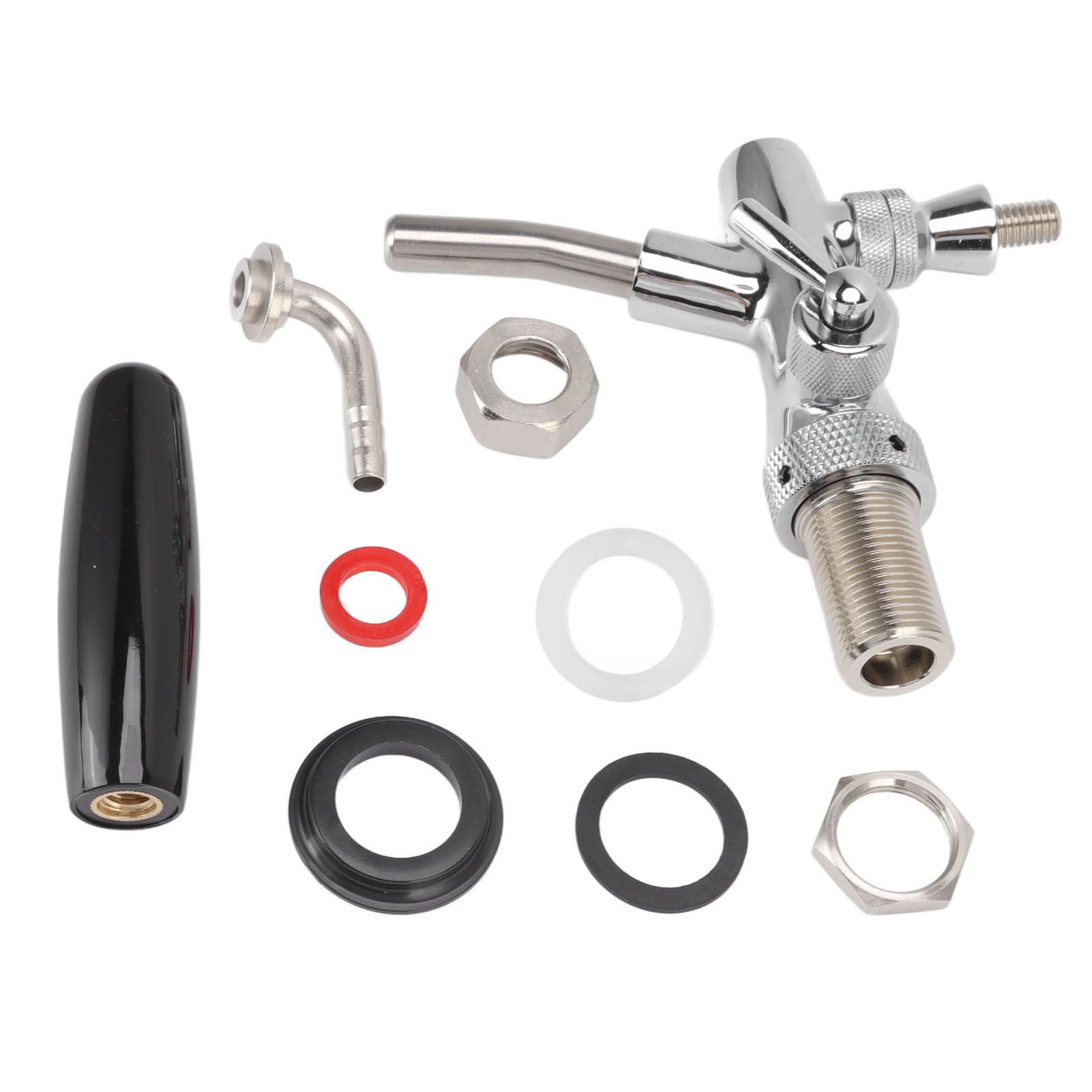 G5/8 Beer Tap Faucet Stainless Steel 304 Draft Beer Dispenser Faucet Beer Flow — image 1