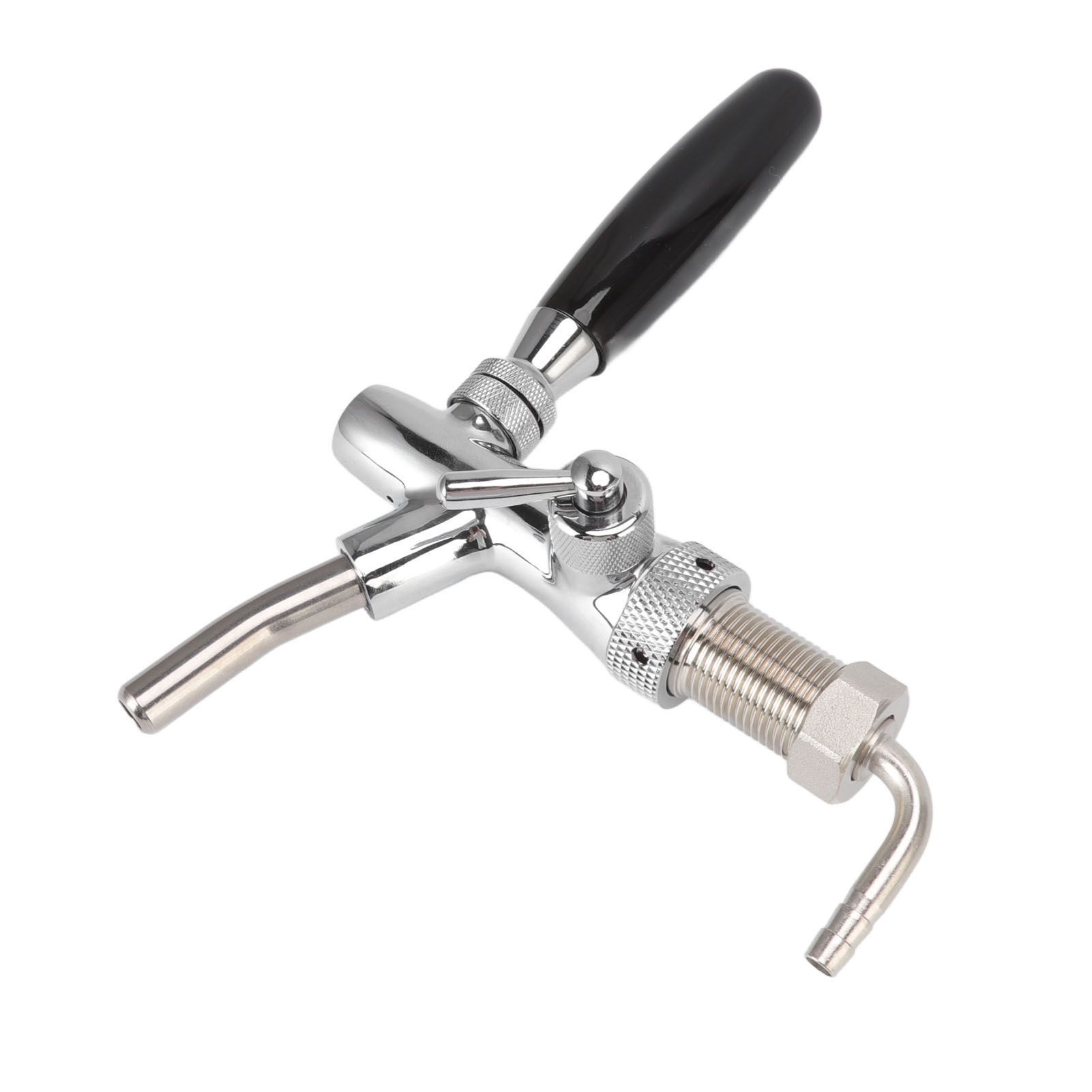 G5/8 Beer Tap Faucet Stainless Steel 304 Draft Beer Dispenser Faucet Beer Flow view 4