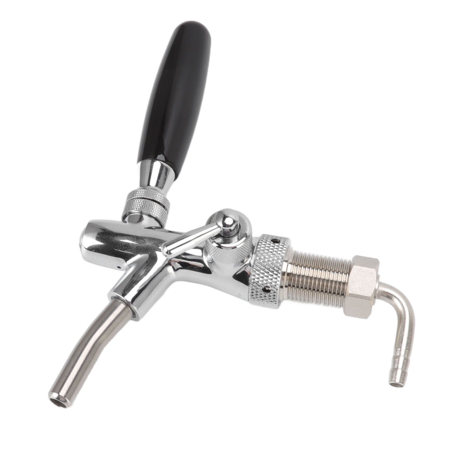 G5/8 Beer Tap Faucet Stainless Steel 304 Draft Beer Dispenser Faucet Beer Flow view 5