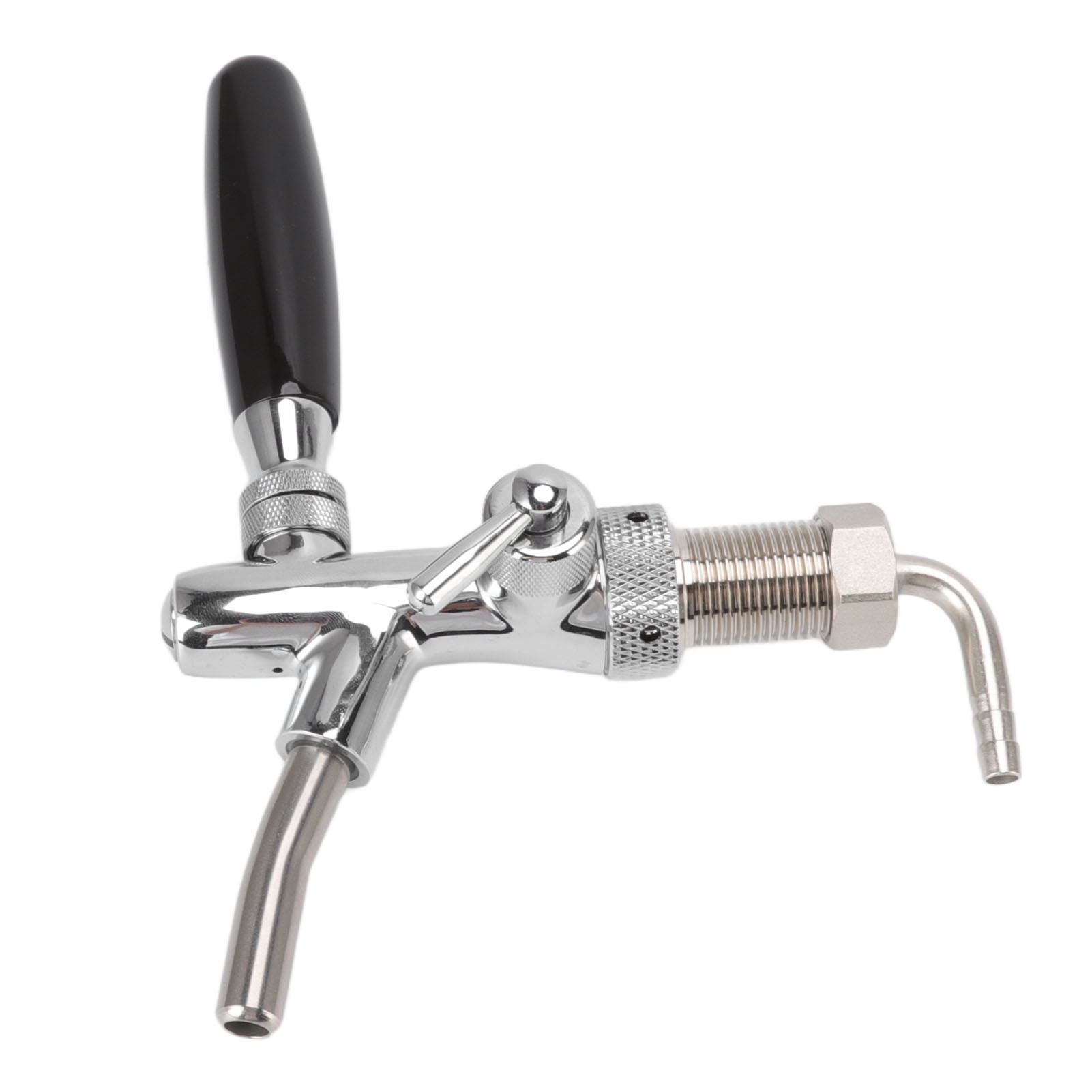 G5/8 Beer Tap Faucet Stainless Steel 304 Draft Beer Dispenser Faucet Beer Flow view 9