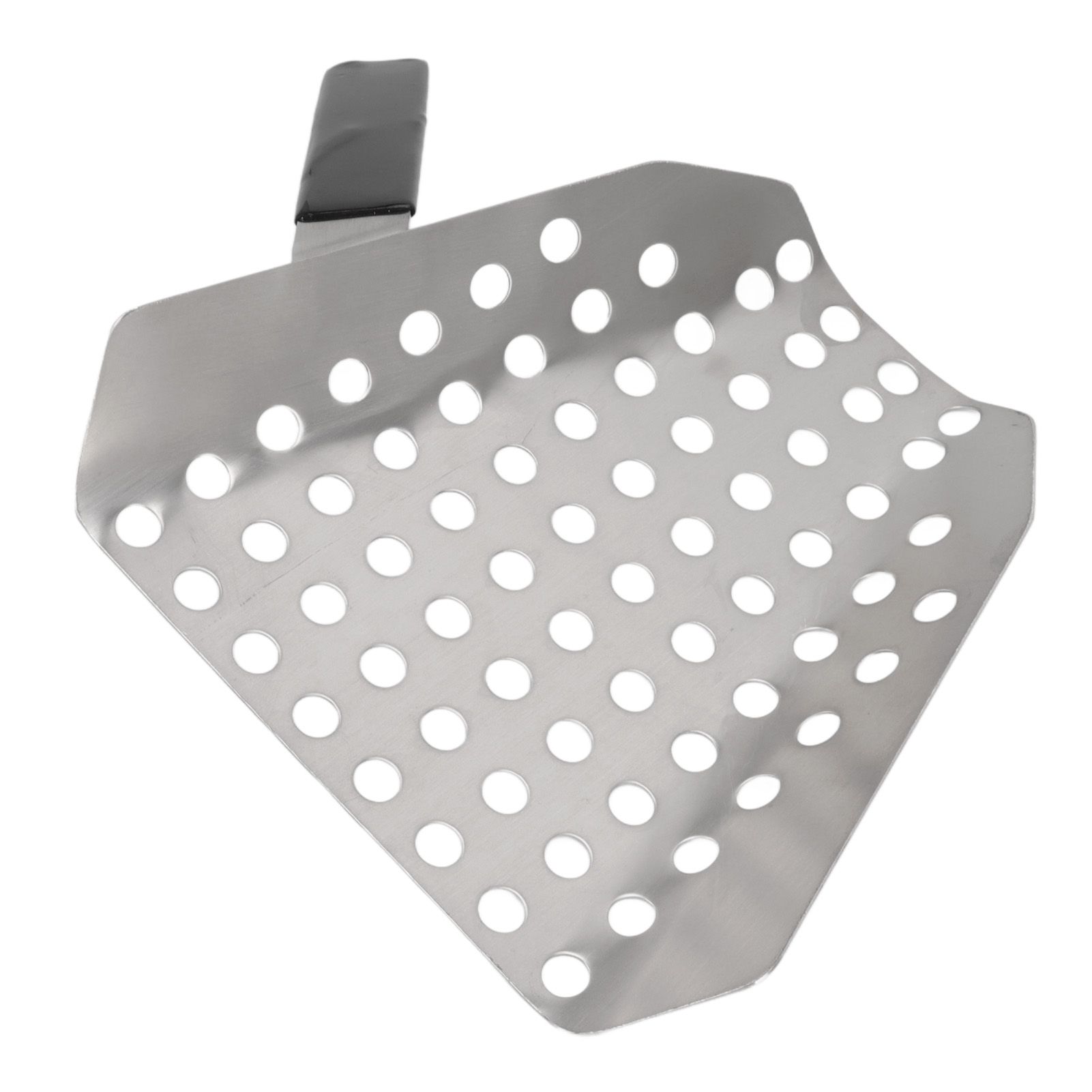 Popcorn Scoop Ergonomic Single Handle Stainless Steel Fries Scooper with Holes view 8