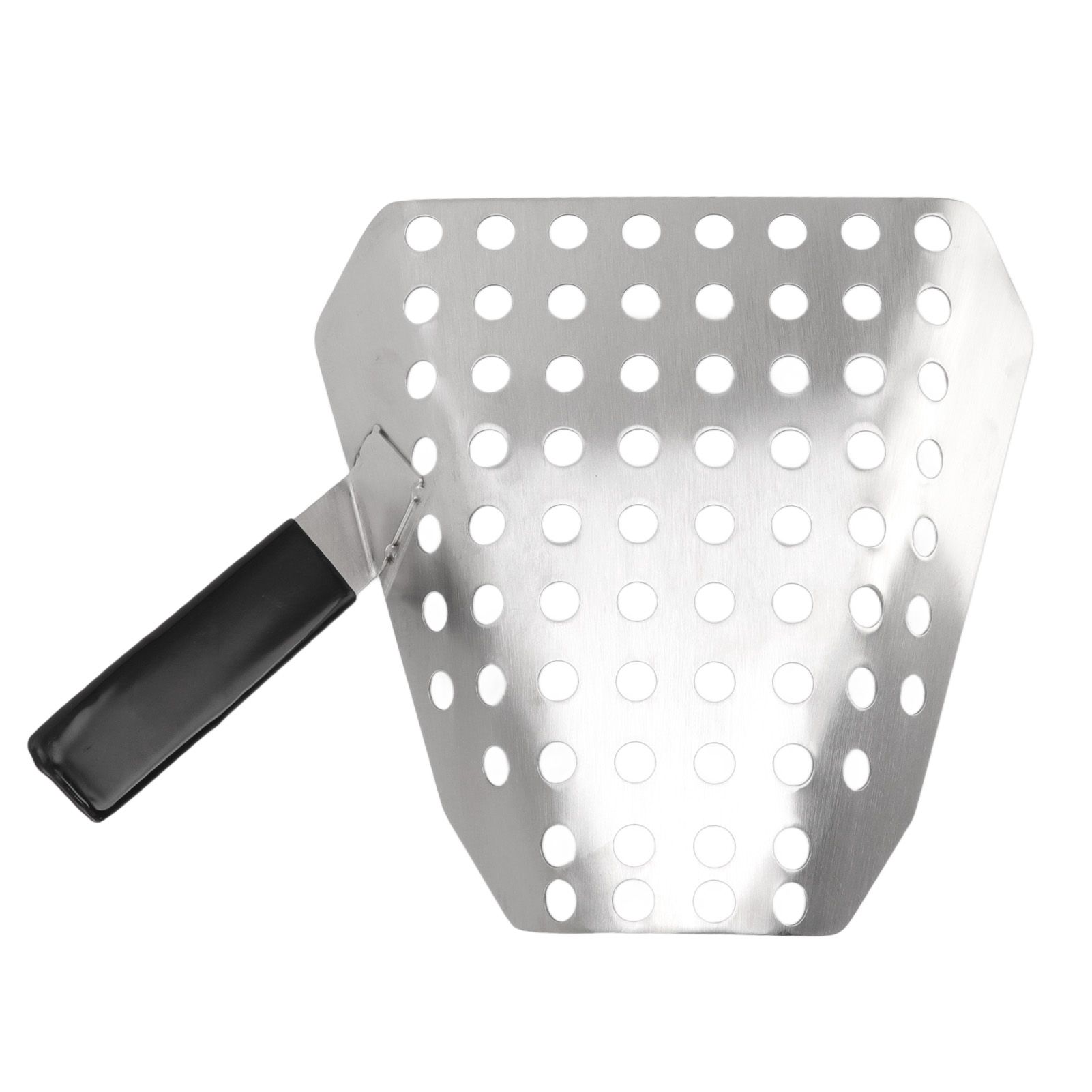 Popcorn Scoop Ergonomic Single Handle Stainless Steel Fries Scooper with Holes view 9
