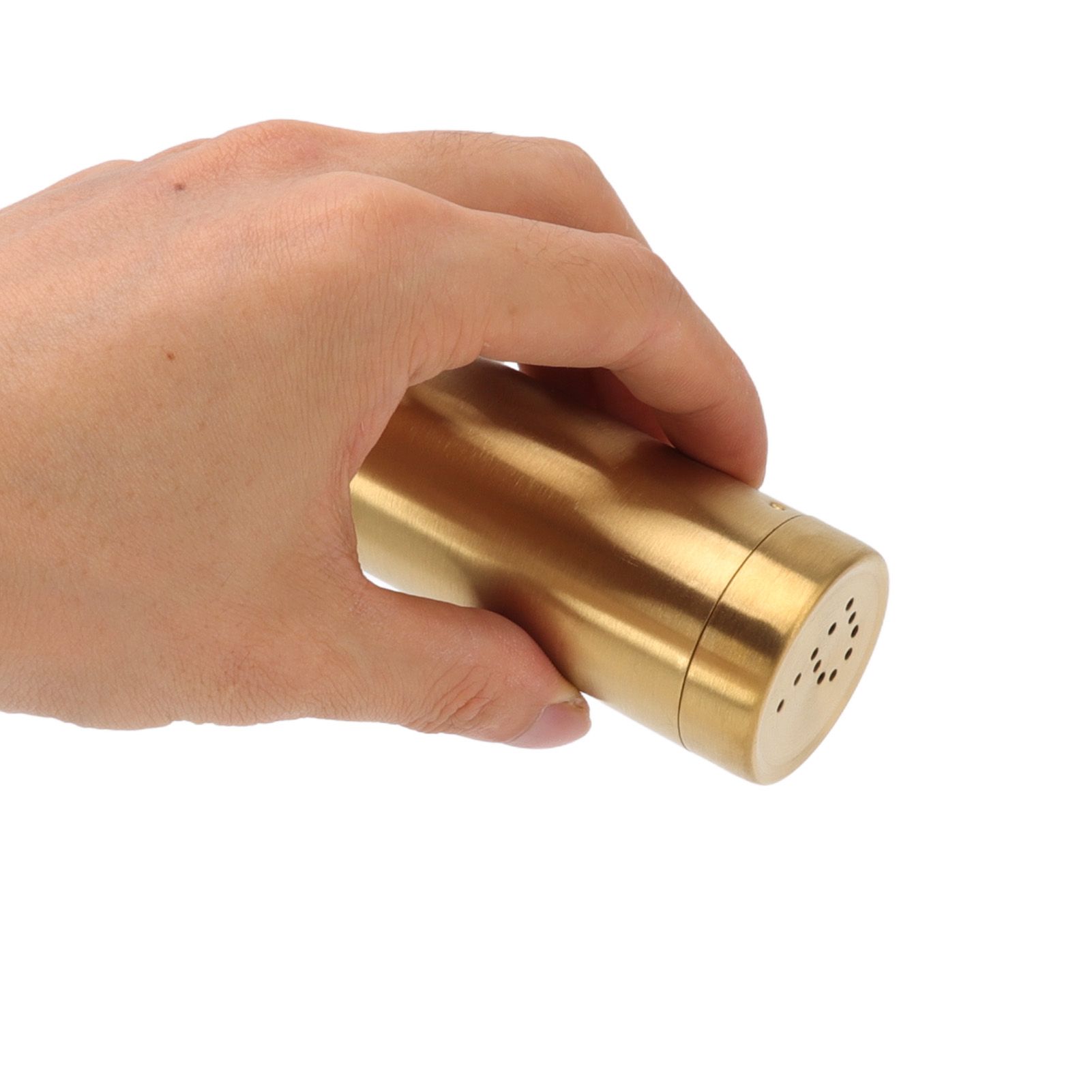 2Pcs Gold Spice Jar Stainless Steel Rustproof Screw Open Top Seasoning Shaker view 10