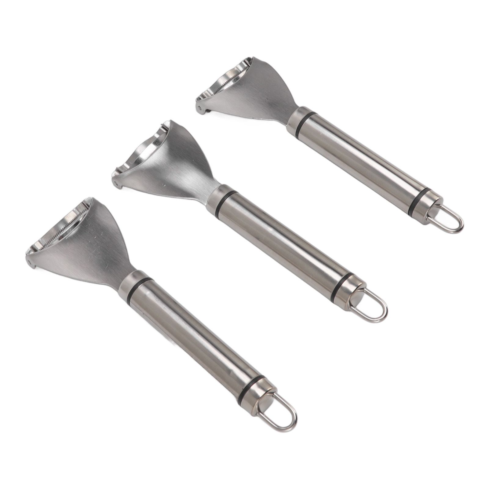 3pcs Stainless Steel Corn Cutter Peeler Safe Quick Clean Comfortable Grip Corn view 3