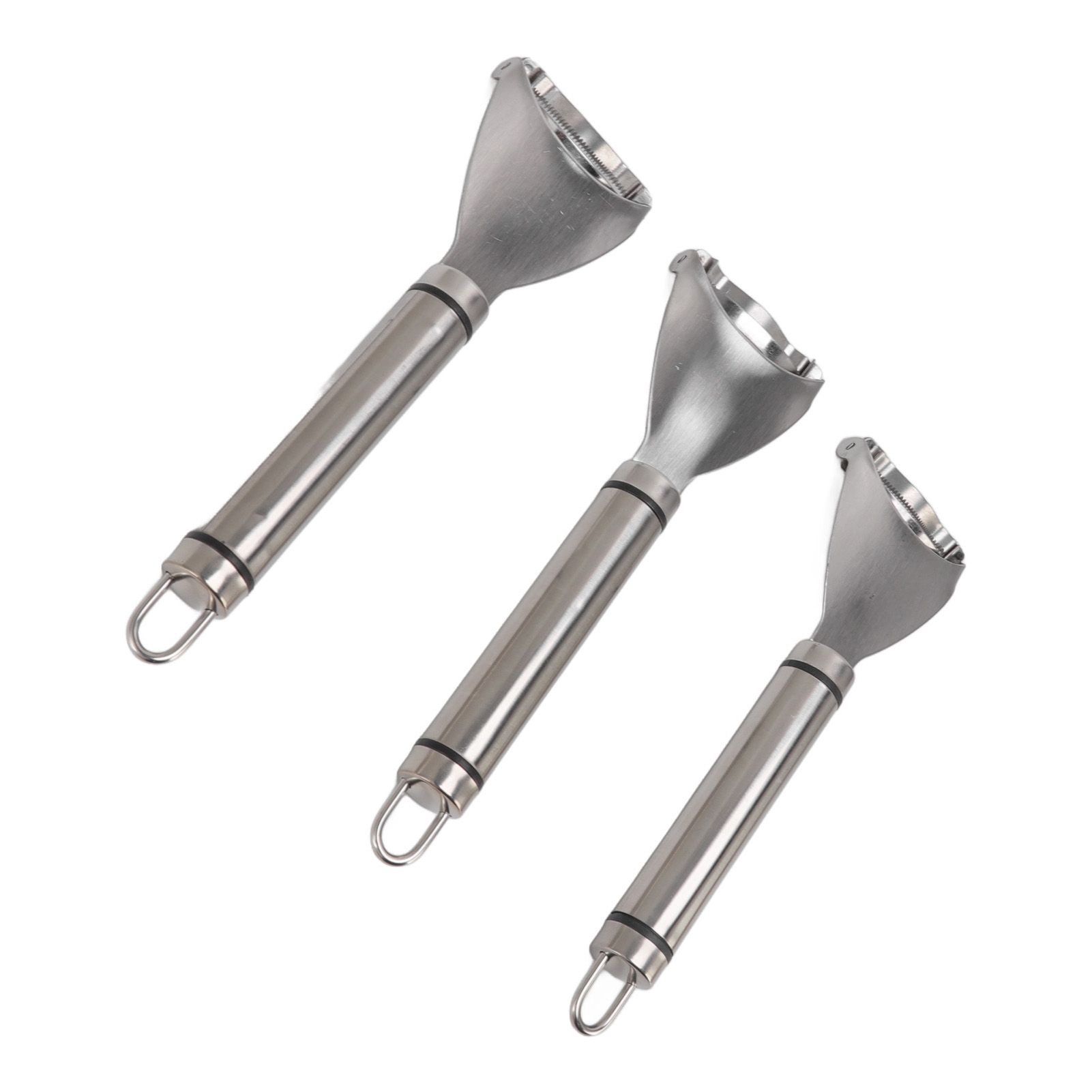 3pcs Stainless Steel Corn Cutter Peeler Safe Quick Clean Comfortable Grip Corn view 9