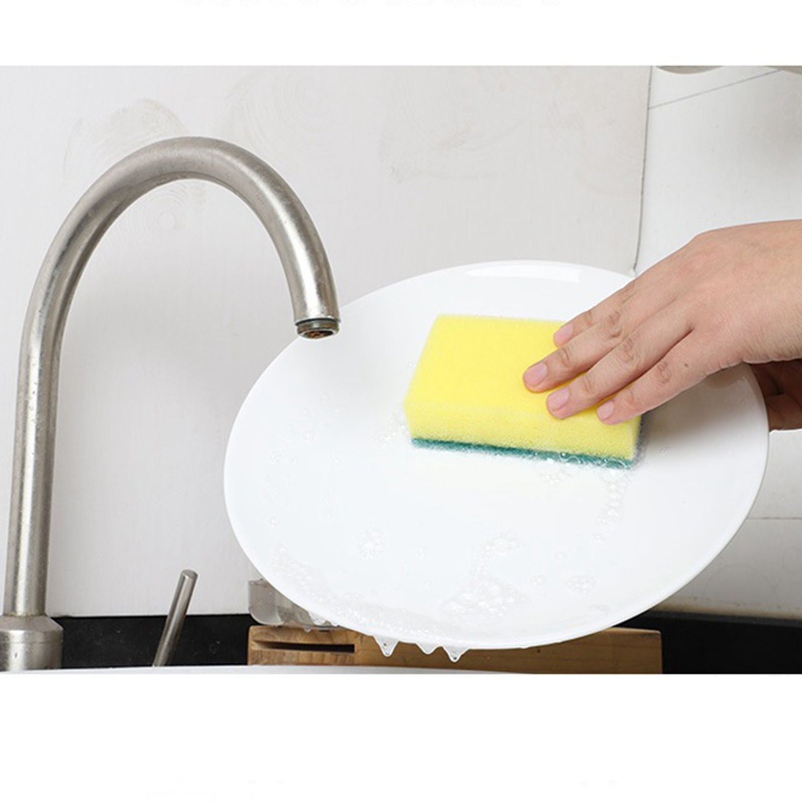 Dish Soap Dispenser Press Design Automatically Liquid Dispenser Box Sponge view 13
