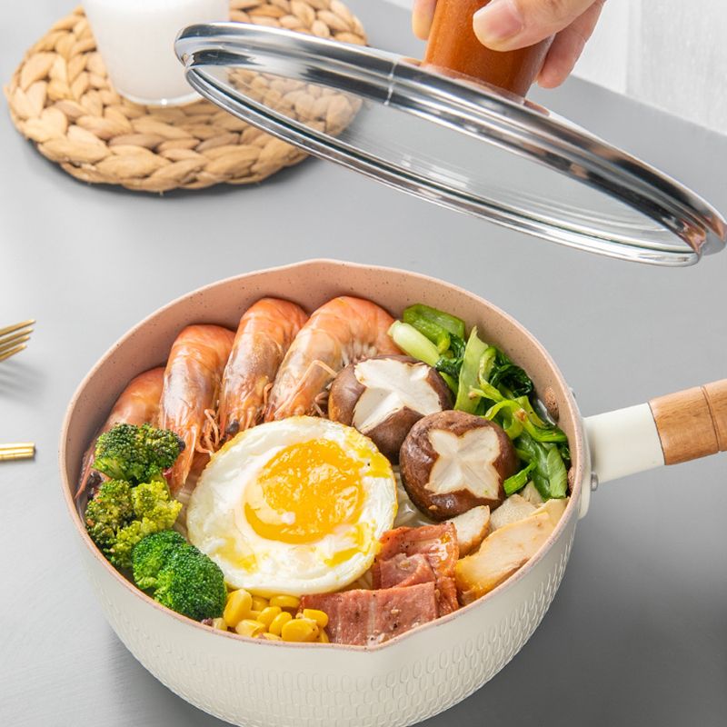 Japanese Style Saucepan Nonstick Milk Noodle Soup Sauce Pan Baby Food Cooking view 7