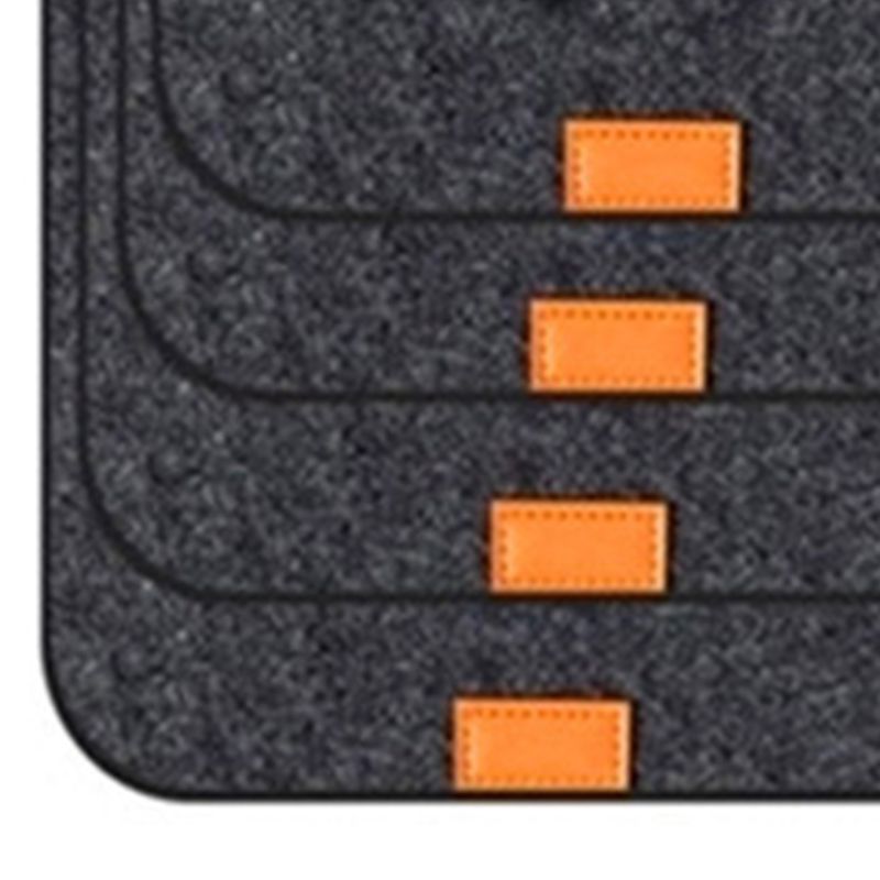 Placemat Cup Mat Set Felt Heat Insulation with Fork Bag Tableware Mat for Home view 8