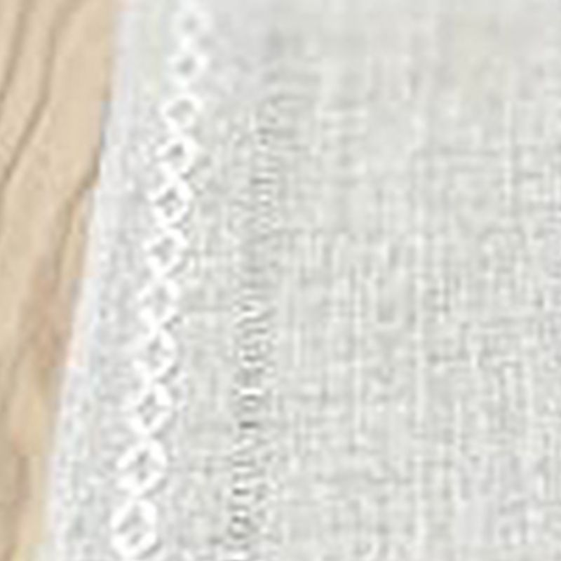 Retro Table Runner Elegant Hand Woven Cotton Linen Dining Table Runner with view 3