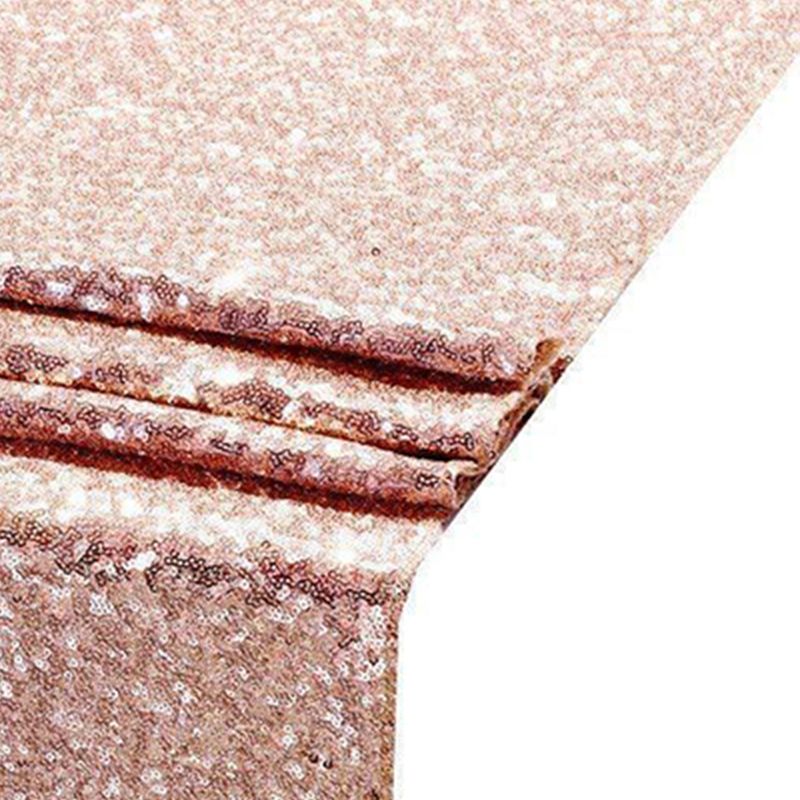 Sequin Table Runner 30x300cm Shiny Exquisite Decorative 3mm Sequins Table view 6