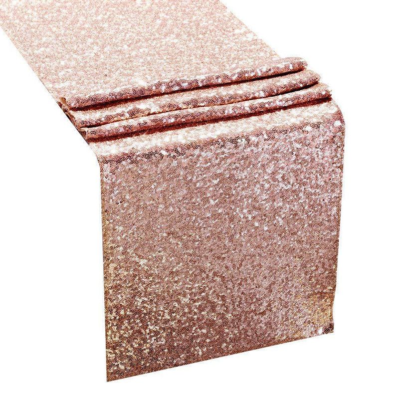 Sequin Table Runner 30x300cm Shiny Exquisite Decorative 3mm Sequins Table view 10