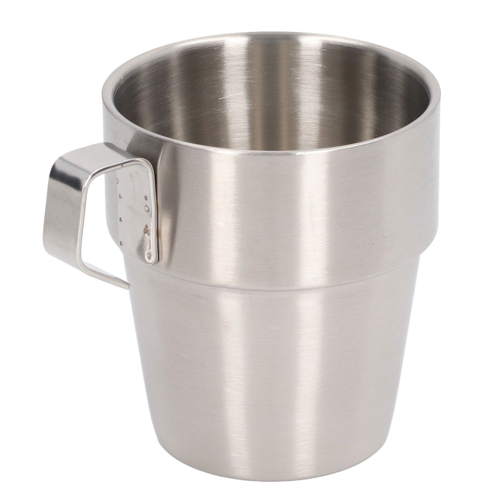 Stainless Steel Camping Cup Set of 4 Double Layer Coffee Mugs with Stand view 15