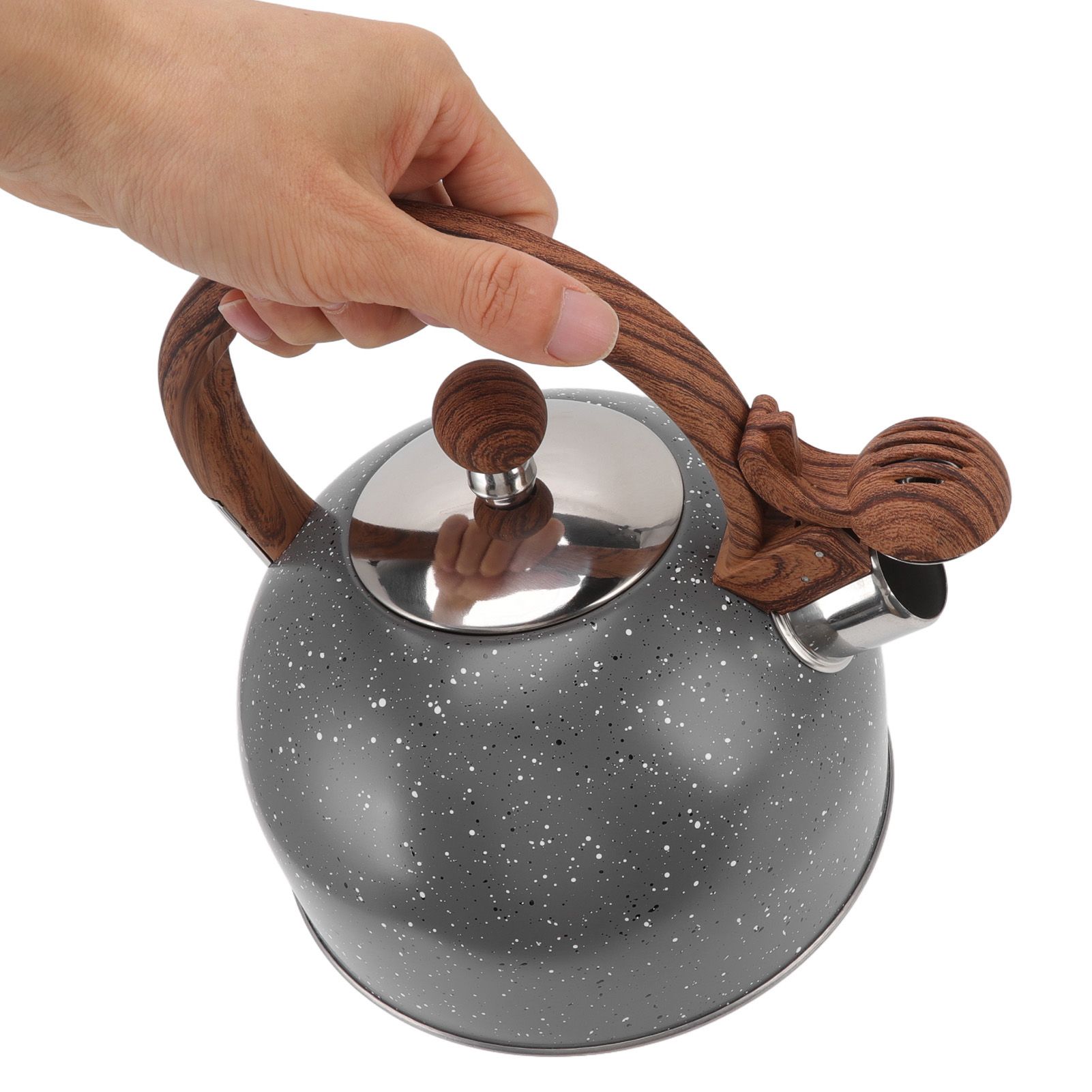 Whistling Kettle 2.5L Capacity Stainless Steel Stovetop Teapot for Water view 8