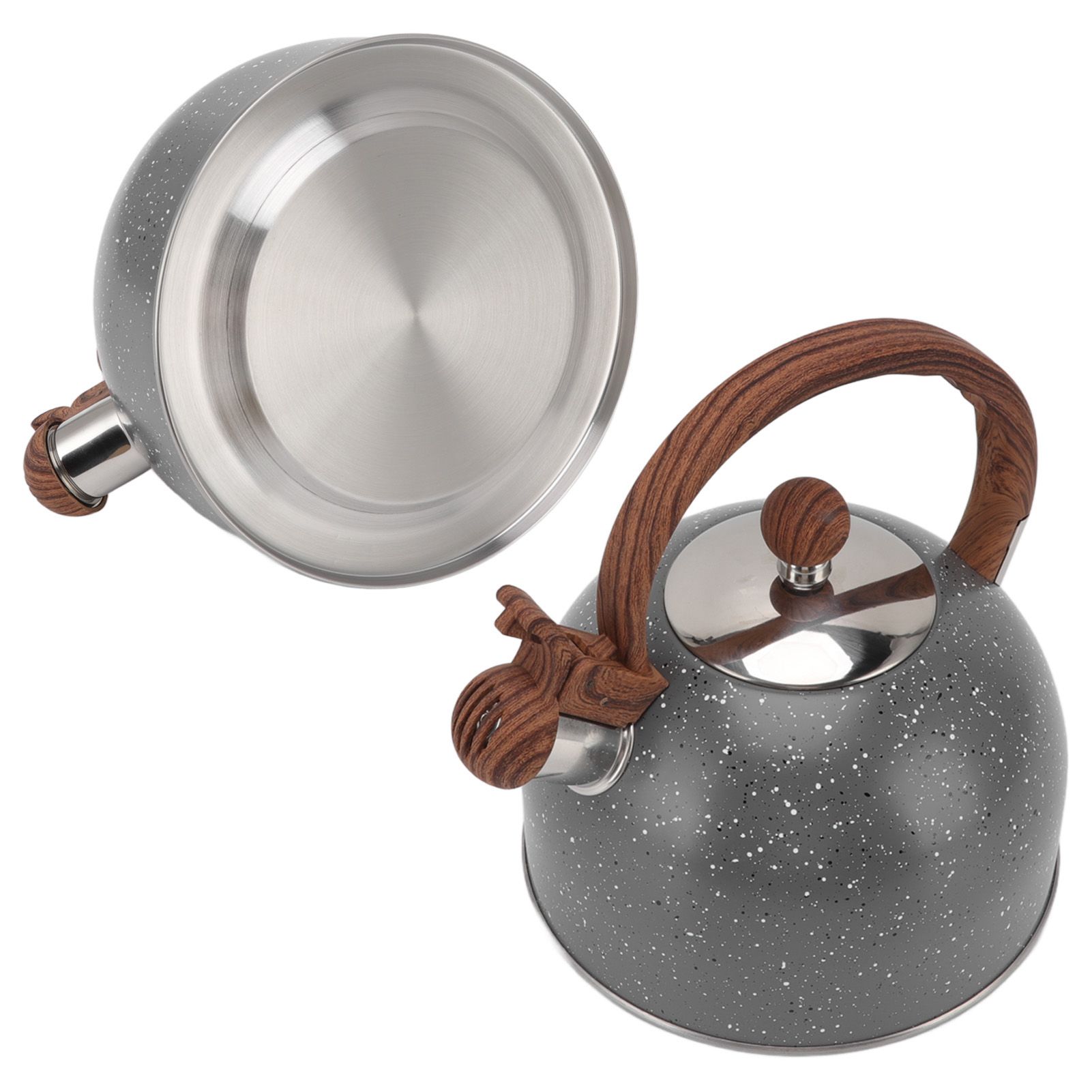 Whistling Kettle 2.5L Capacity Stainless Steel Stovetop Teapot for Water view 9
