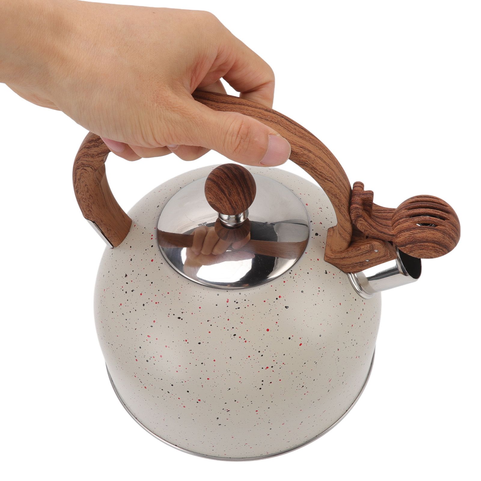 Whistling Kettle 2.5L Capacity Stainless Steel Stovetop Teapot for Water view 8
