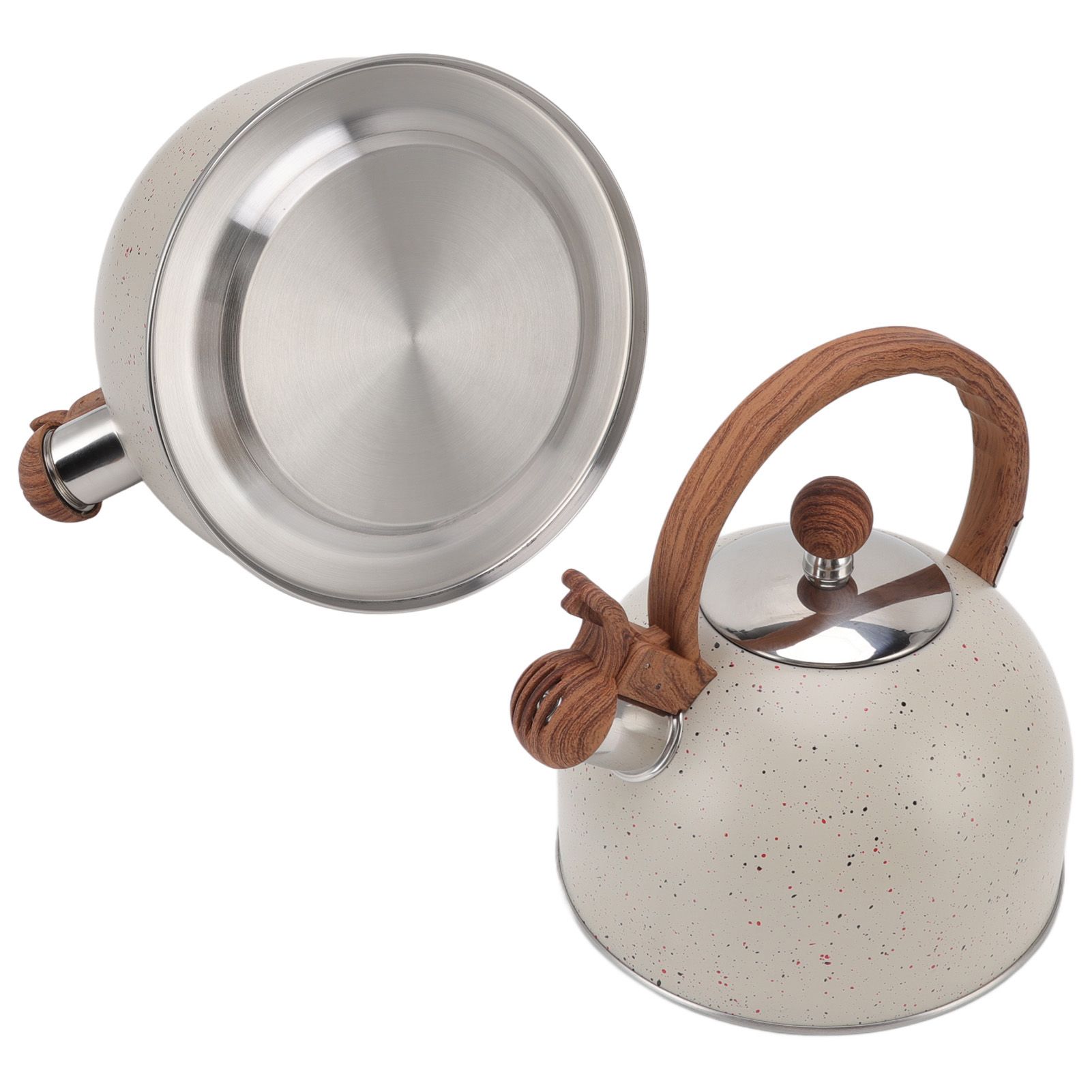 Whistling Kettle 2.5L Capacity Stainless Steel Stovetop Teapot for Water view 10