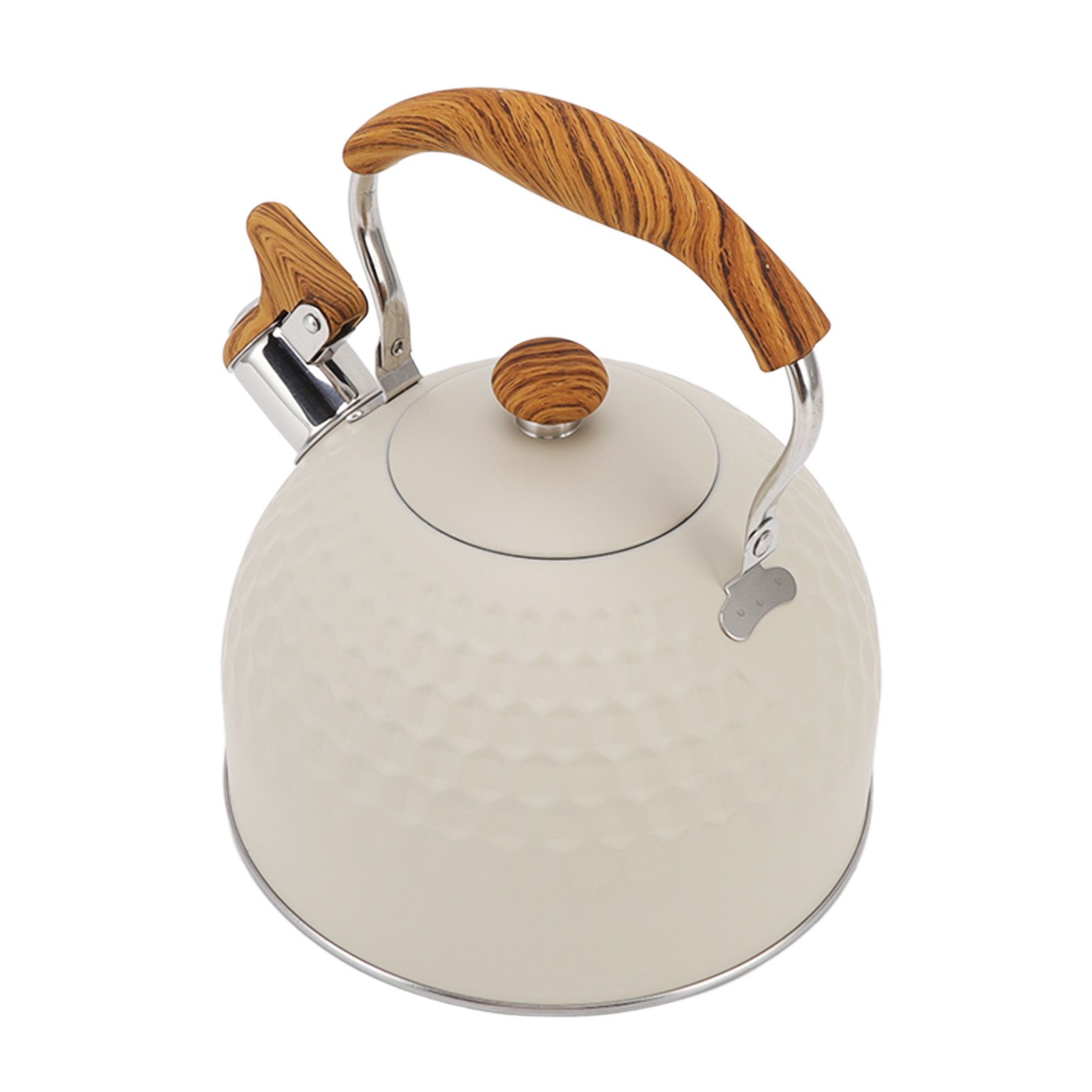 Whistling Kettle 2.5L Stainless Steel Efficient Uniform Heating Stovetop view 6