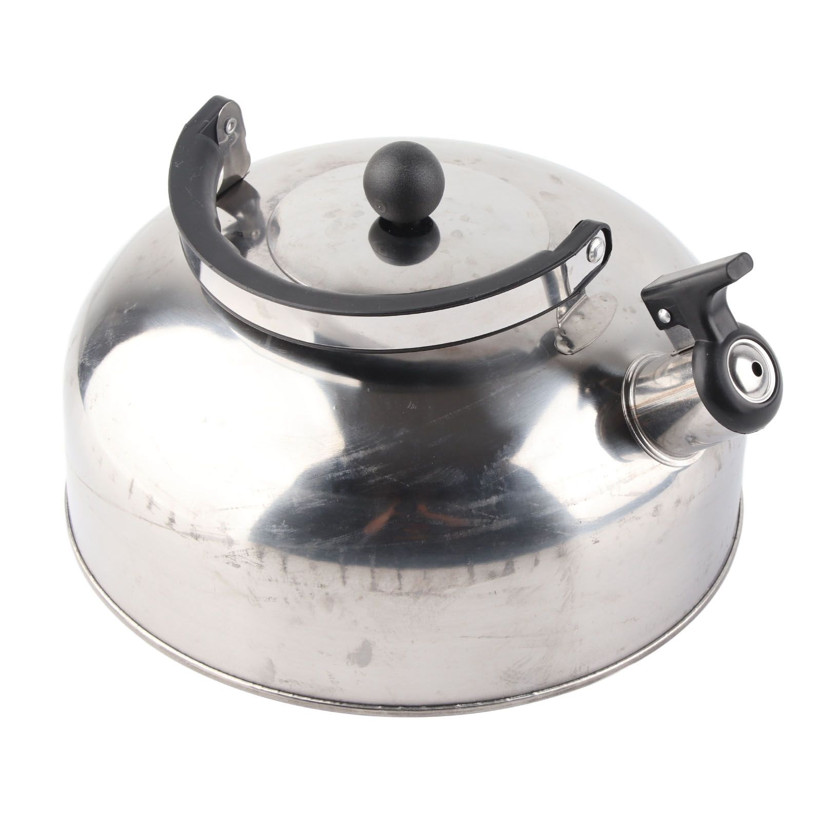 3L Stainless Steel Whistling Tea Kettle Fast Heating One Touch Buttons view 3