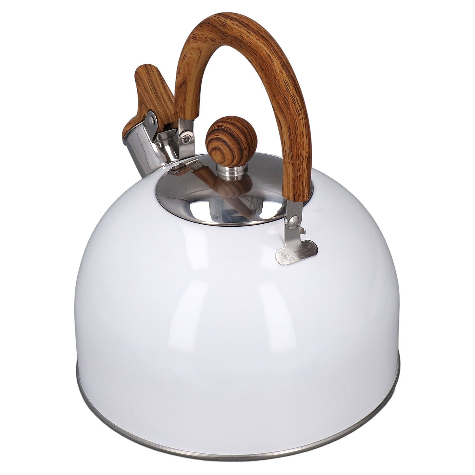 Whistling Kettle 2.5L Capacity White 304 Stainless Steel Fast Heating view 6