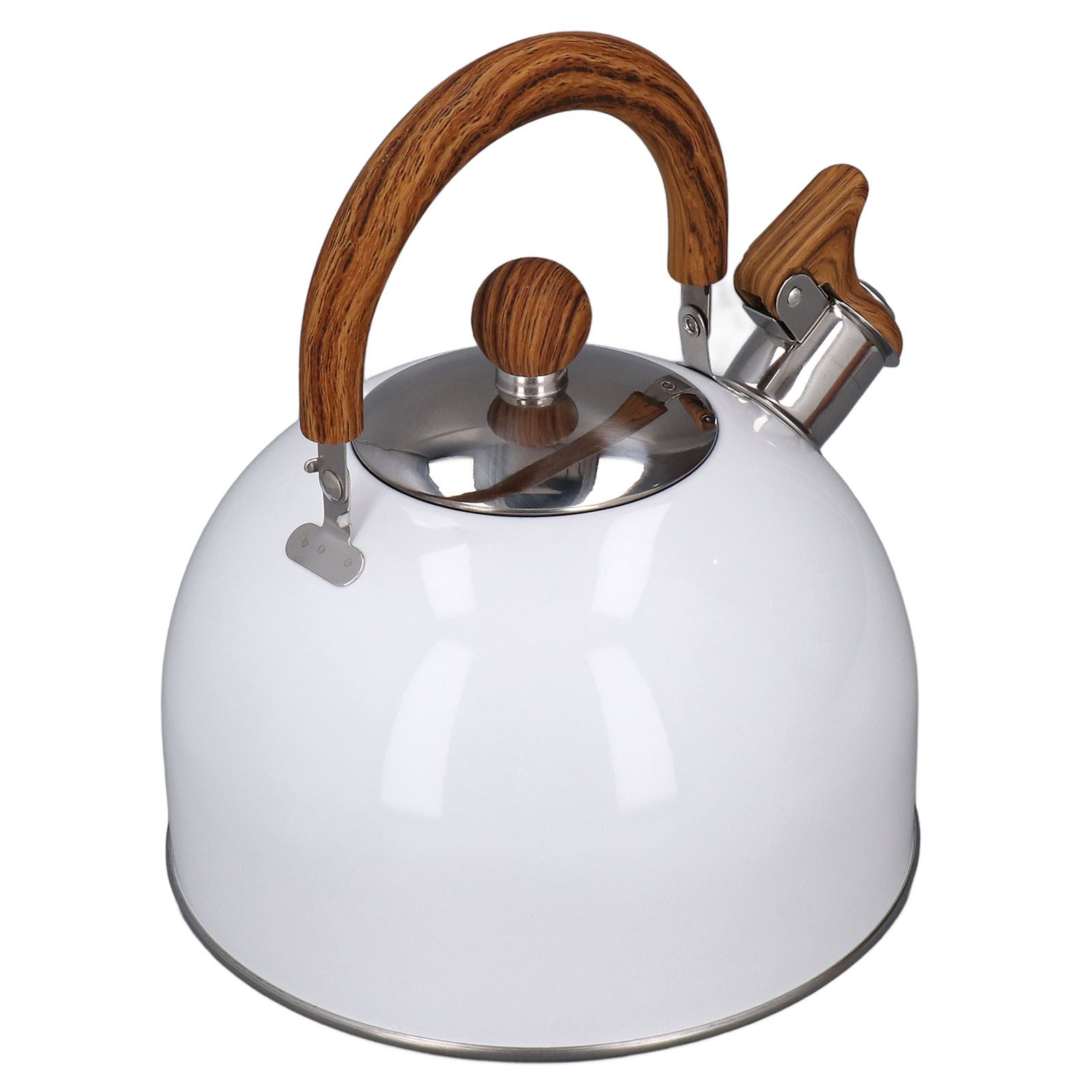 Whistling Kettle 2.5L Capacity White 304 Stainless Steel Fast Heating view 10