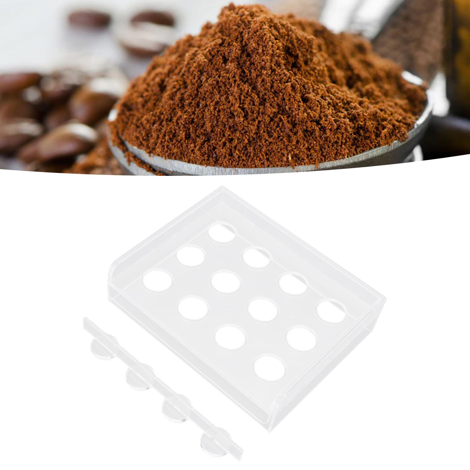 12 Holes Manual Coffee Capsules Filling Board Reusable Coffee Capsule Holder view 11