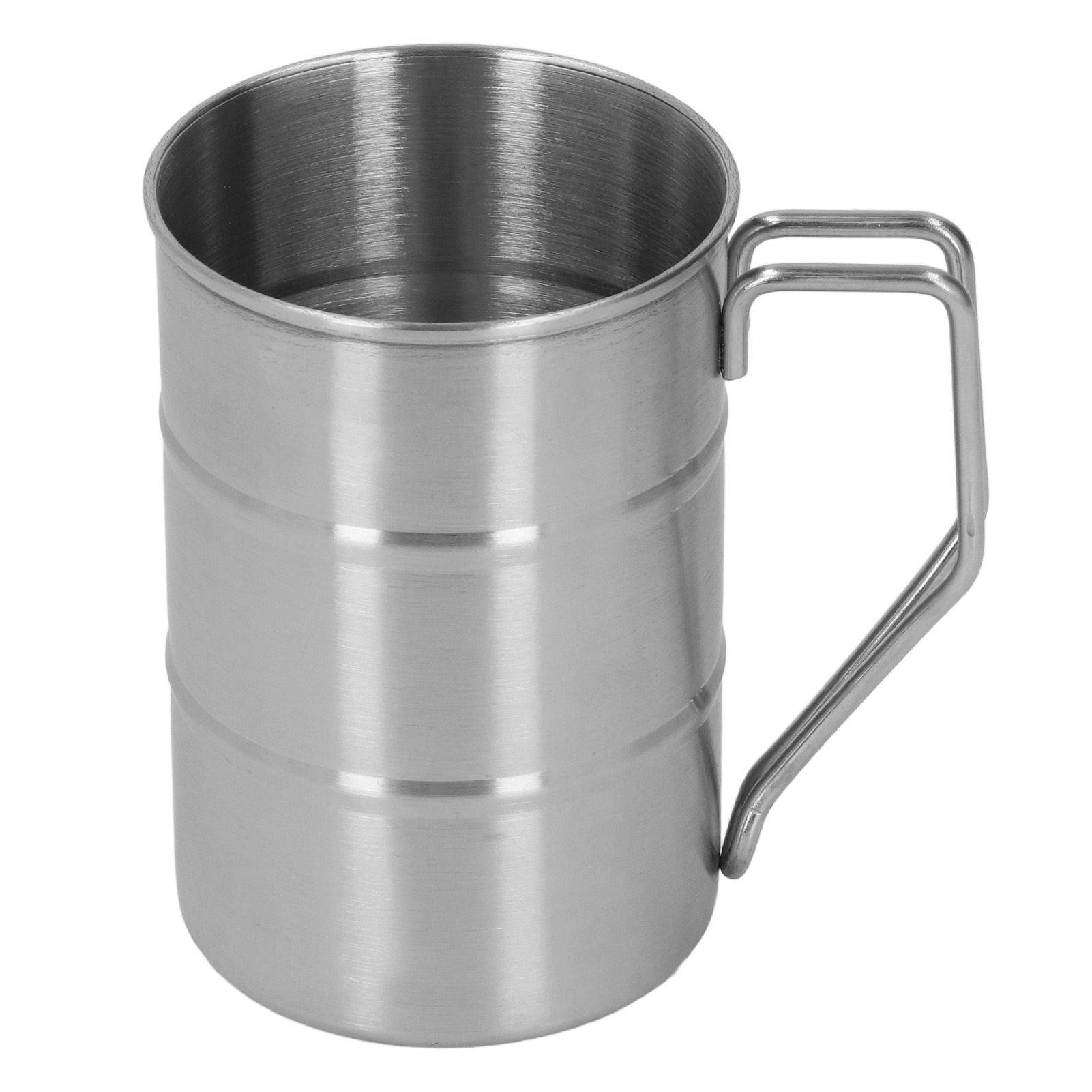 Stainless Steel Coffee Mug Large Capacity Stainless Steel Beer Mug with Handle view 2