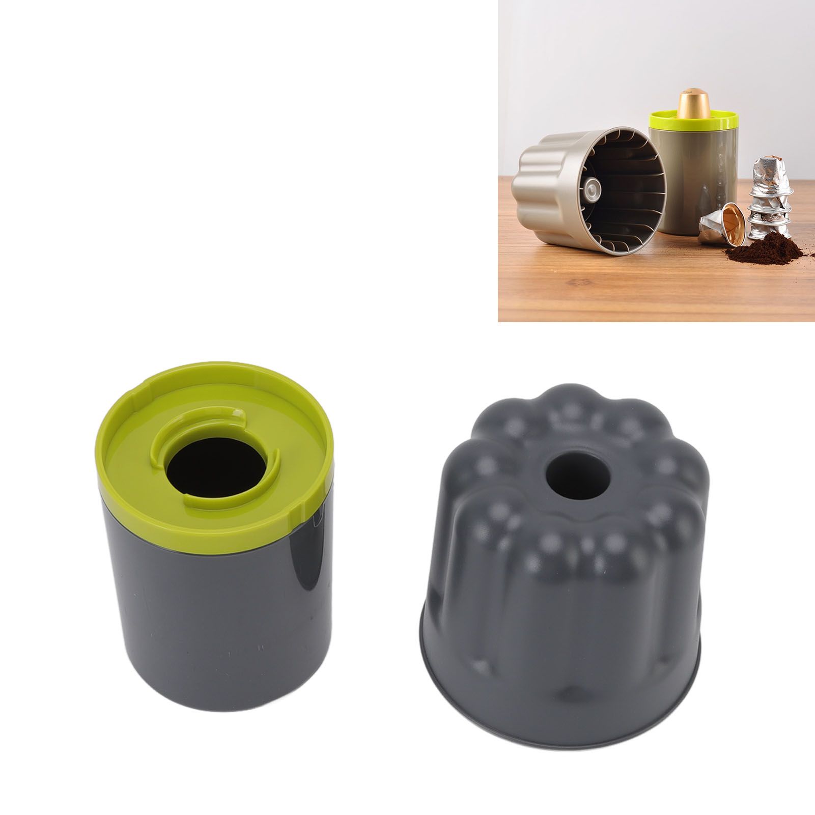 Capsule Coffee Grounds Barrel Powder Slag Bucket Residue Box Push Residue view 12