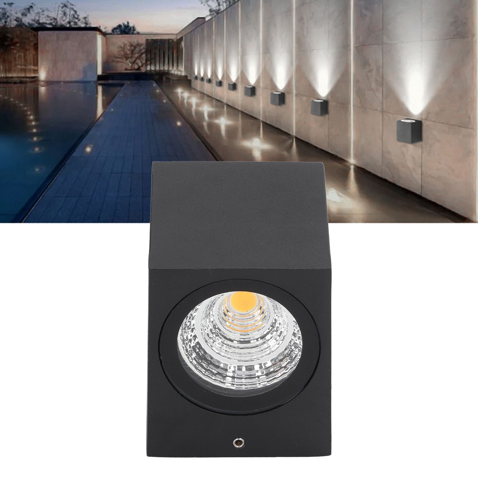 5W Outdoor LED Wall Lamp Light Aluminum Waterproof 85‑265V for Hallway Patio view 12
