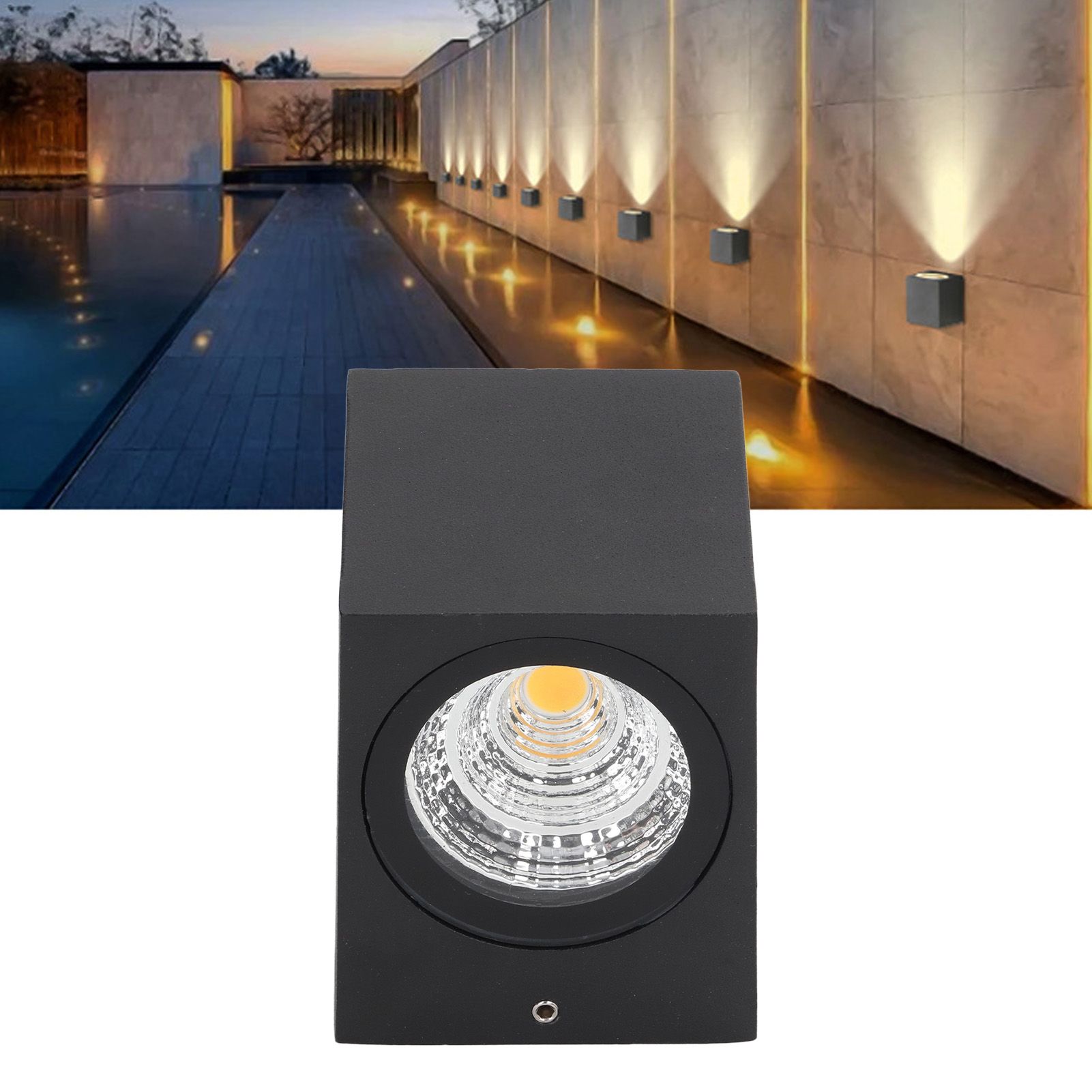 5W Outdoor LED Wall Lamp Light Aluminum Waterproof 85‑265V for Hallway Patio view 12