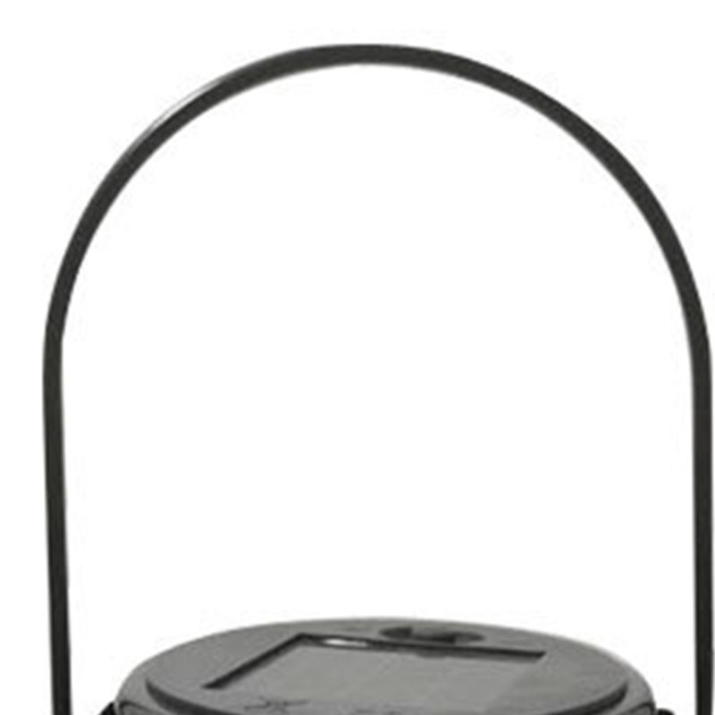 Iron Hollow Solar Lantern Portable Outdoor Solar Hanging Lantern for Garden view 3