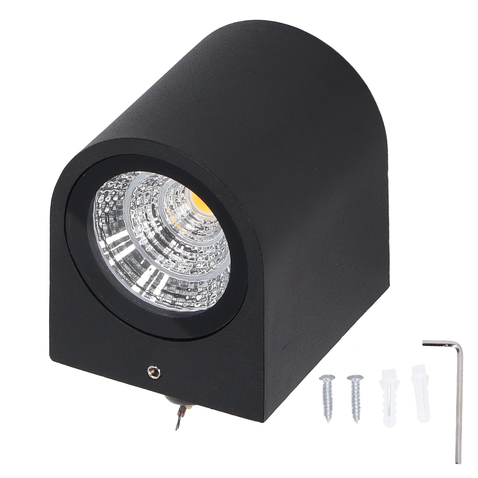 5W LED Wall Light Cylindrical Aluminum Case Lighting Lamp for Corridor Porch