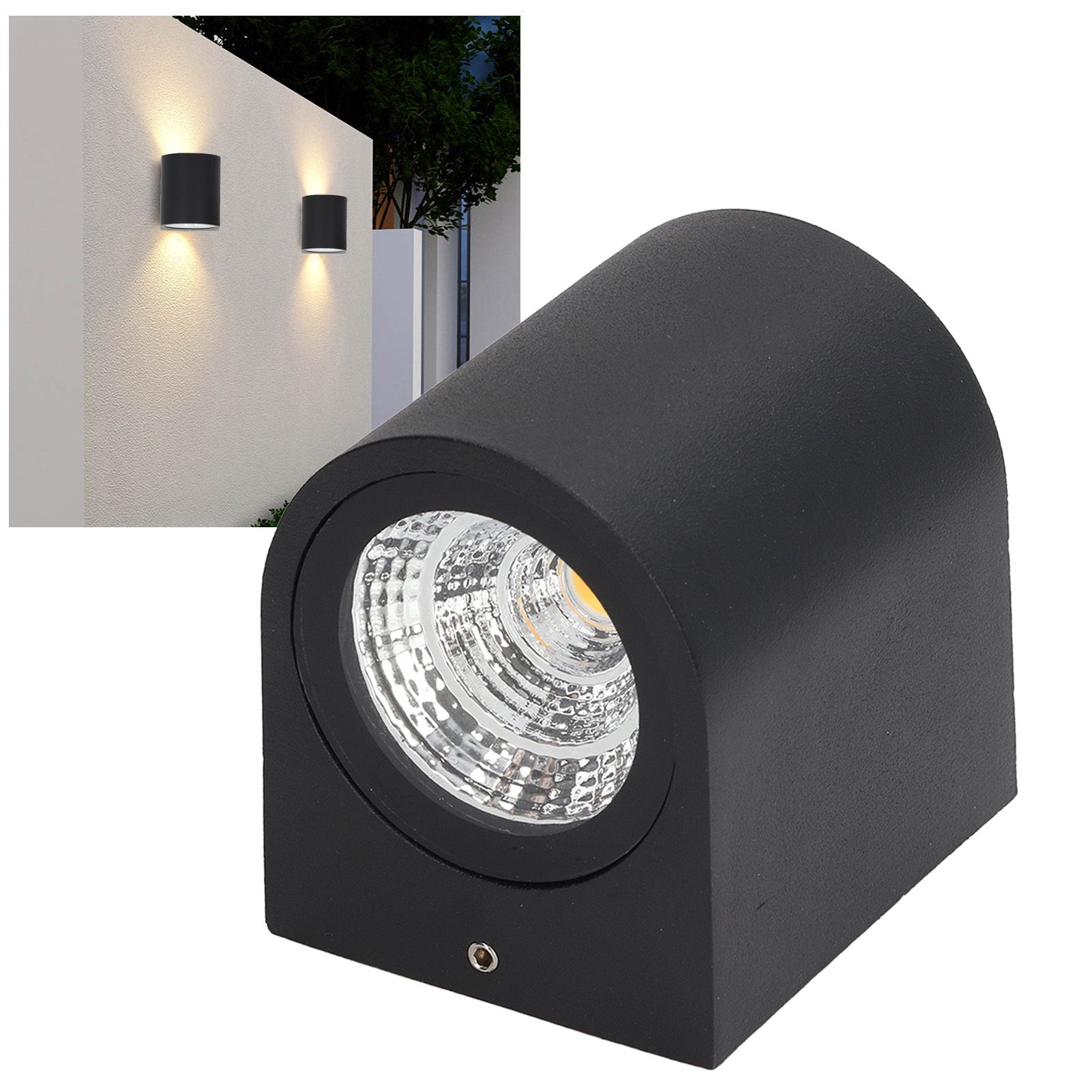 5W LED Wall Light Cylindrical Aluminum Case Lighting Lamp for Corridor Porch view 12