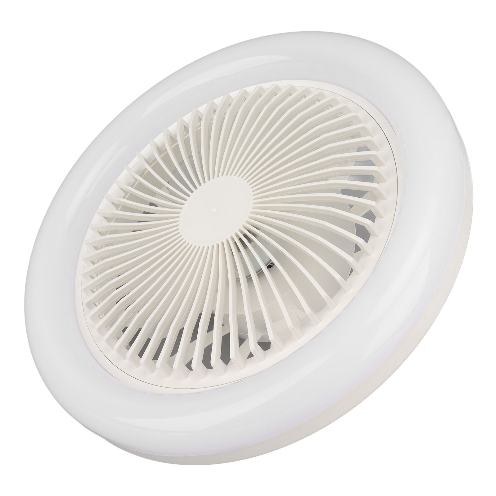 9.8in LED Ceiling Fan Light Quiet 3 Gears Ceiling Fan with E27 Lamp for Living view 3
