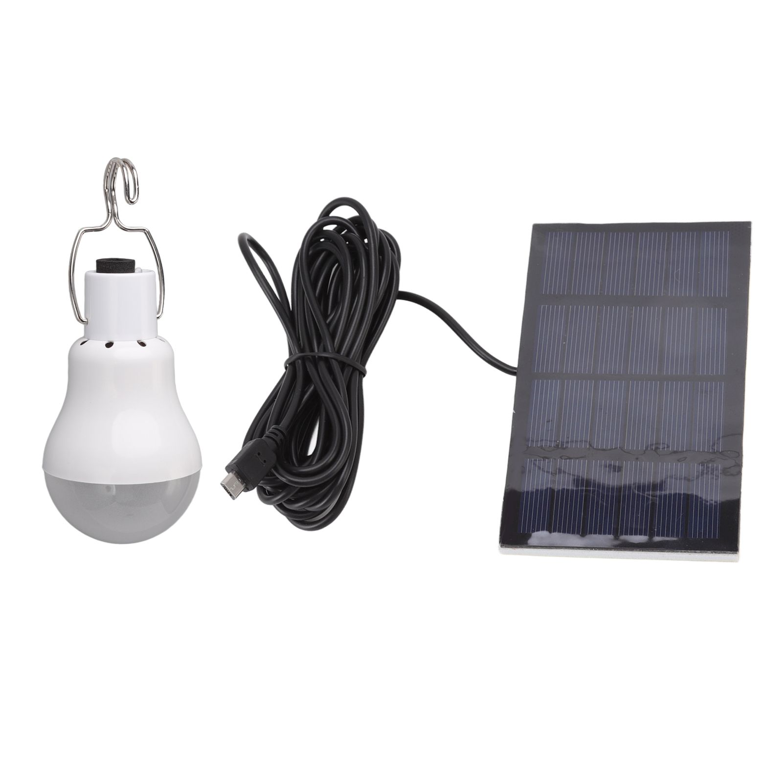 Portable Solar LED Light Bulb Rechargeable Solar Light Bulb for Outdoor Hiking