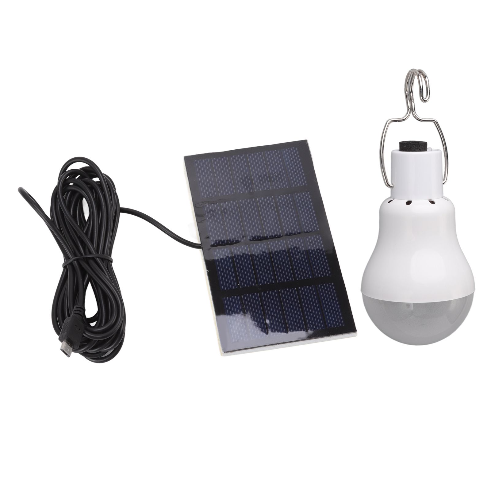 Portable Solar LED Light Bulb Rechargeable Solar Light Bulb for Outdoor Hiking view 2
