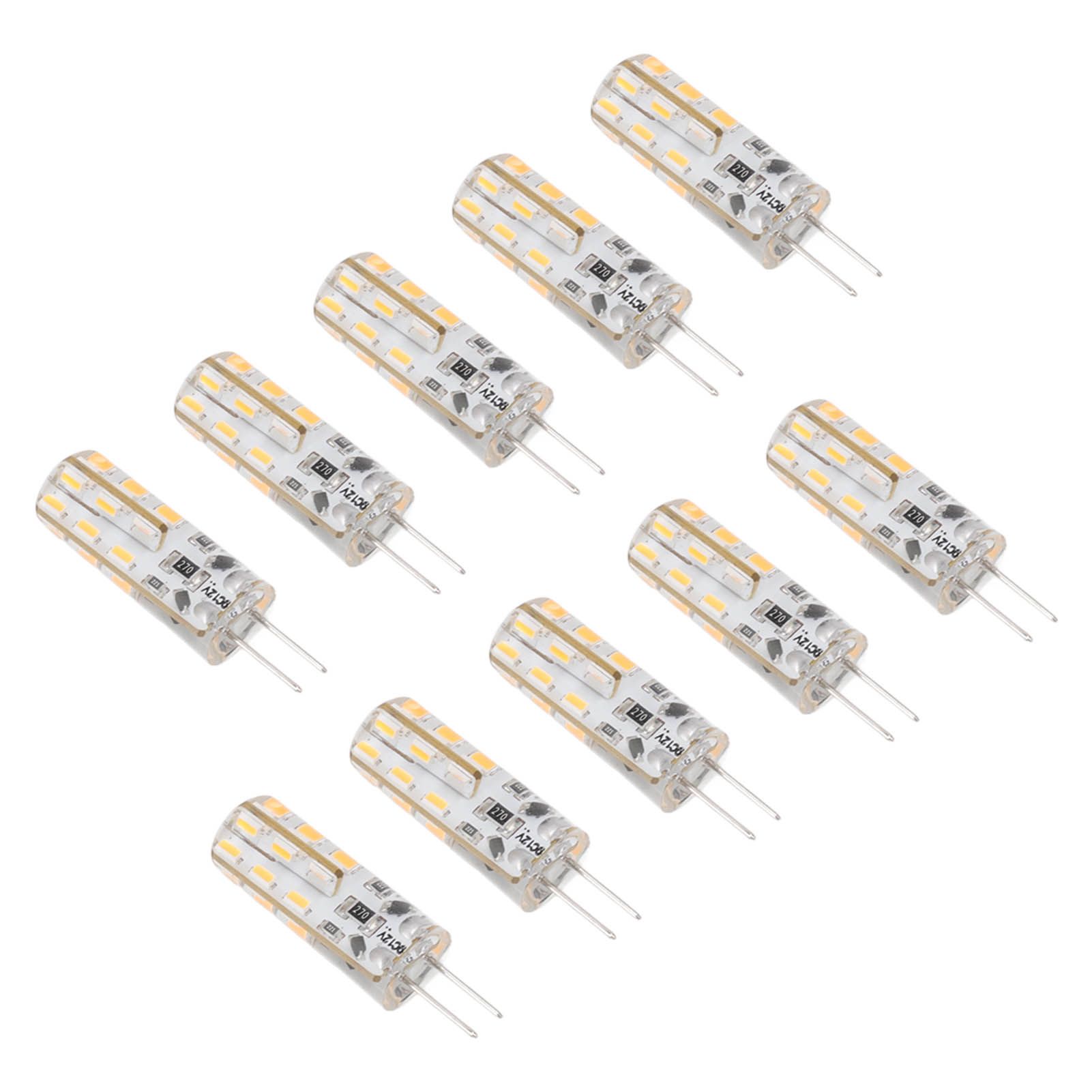 10pcs G4 LED Bulb 1.5W DC12V Warm White 3000K 110LM Bi Pin Light Bulbs LED for view 2