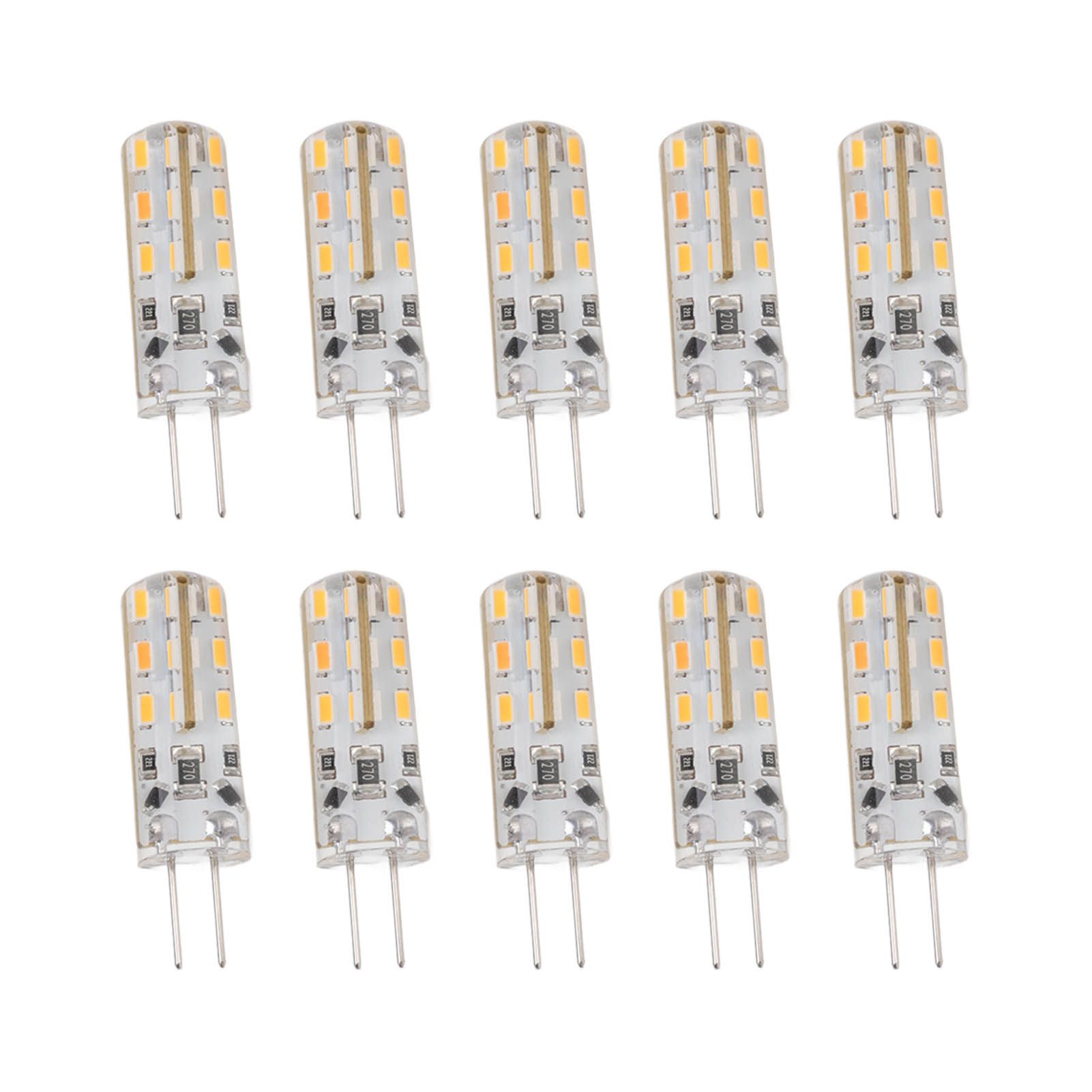10pcs G4 LED Bulb 1.5W DC12V Warm White 3000K 110LM Bi Pin Light Bulbs LED for view 4