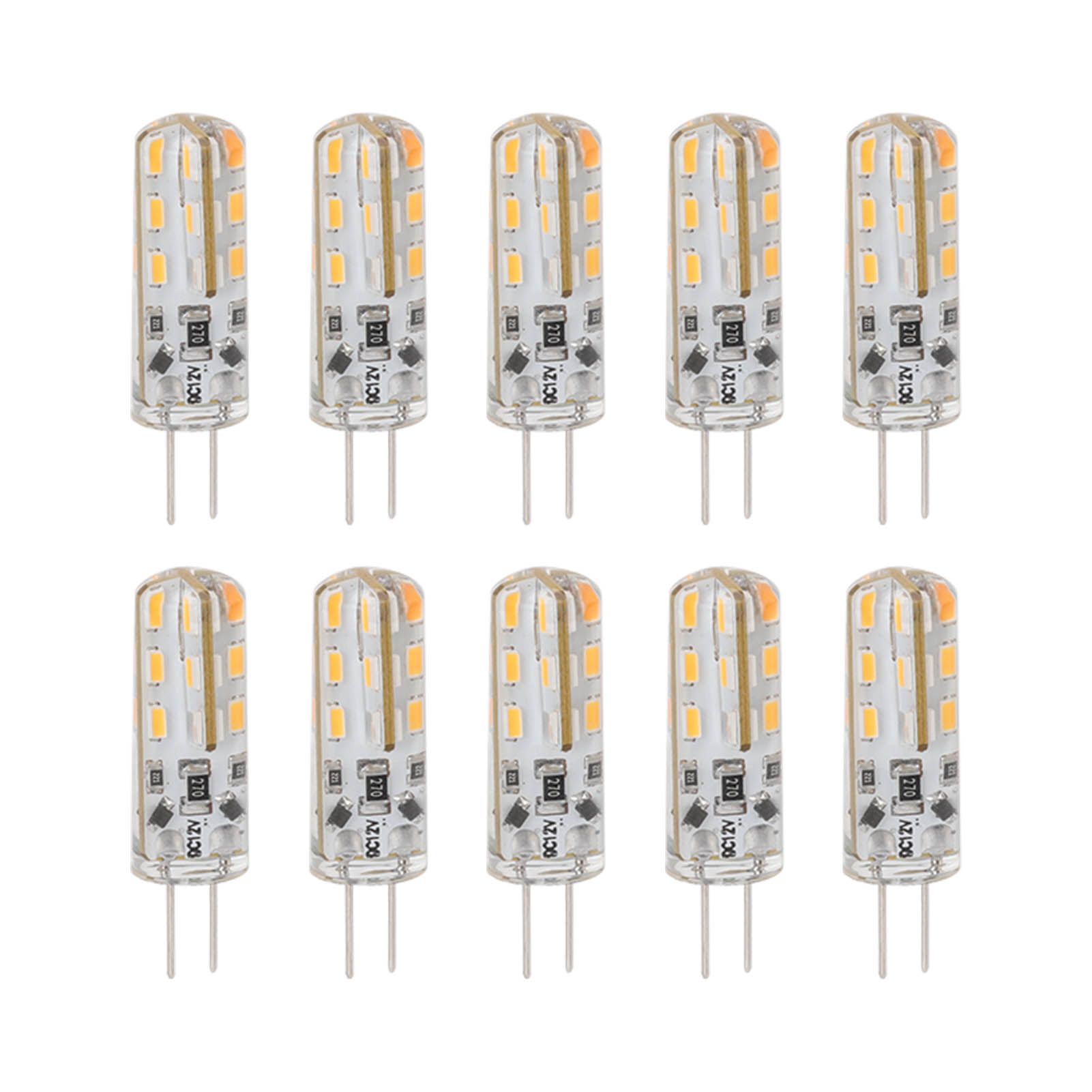 10pcs G4 LED Bulb 1.5W DC12V Warm White 3000K 110LM Bi Pin Light Bulbs LED for view 7